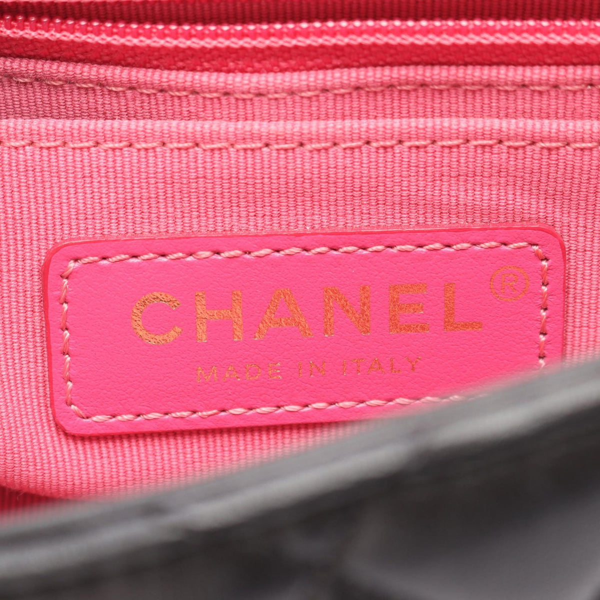 Chanel Mini Square Classic Lambskin Charms Single Flap