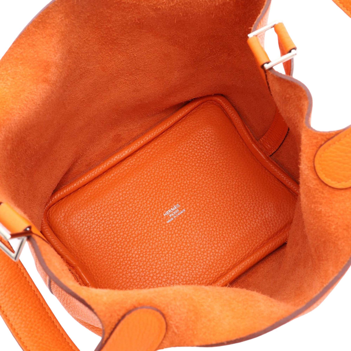 Hermès Clemence Picotin Lock 18 — Orange