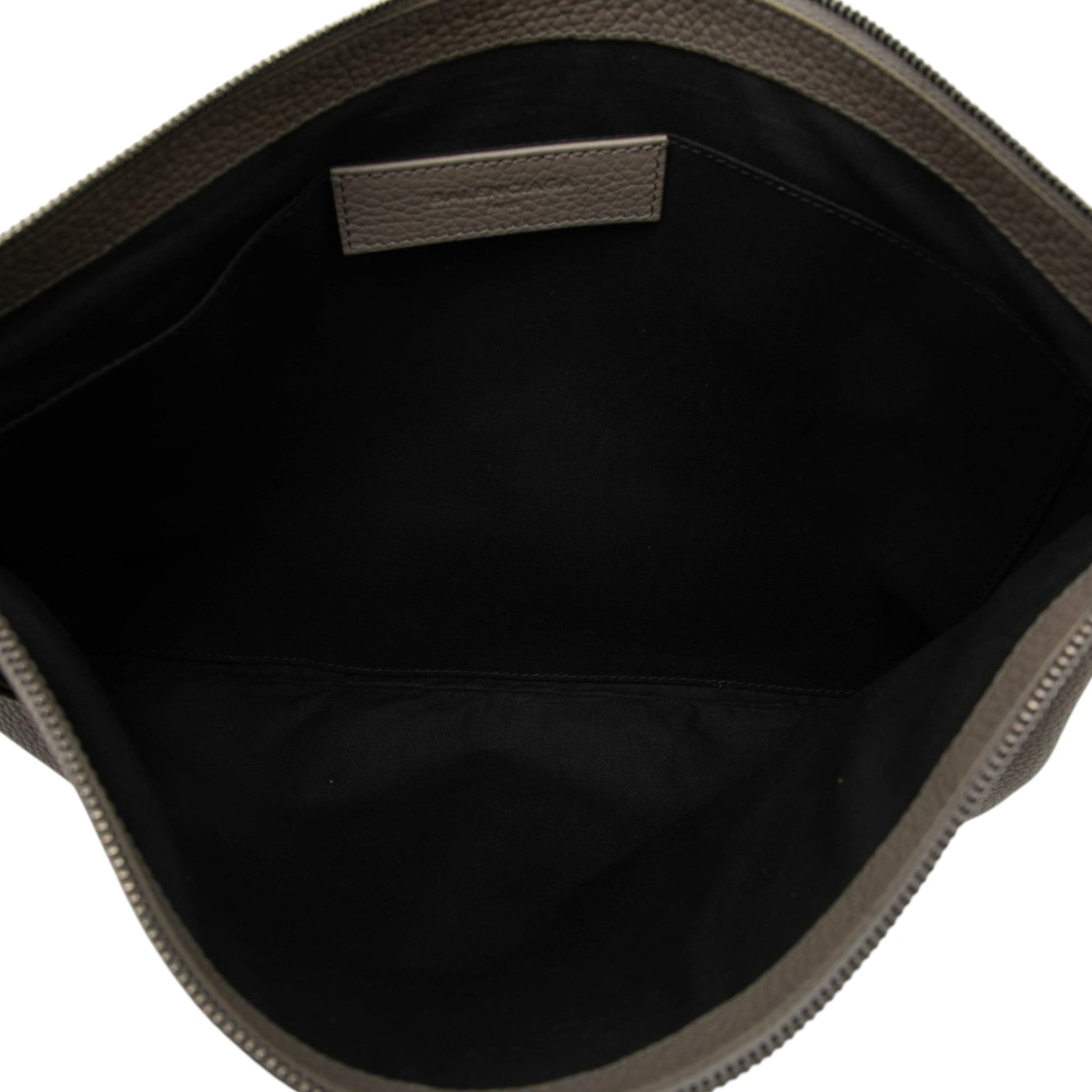 Balenciaga Calfskin Motocross Blackout Clutch