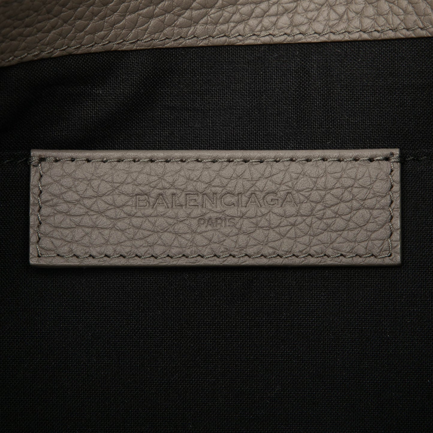 Balenciaga Calfskin Motocross Blackout Clutch