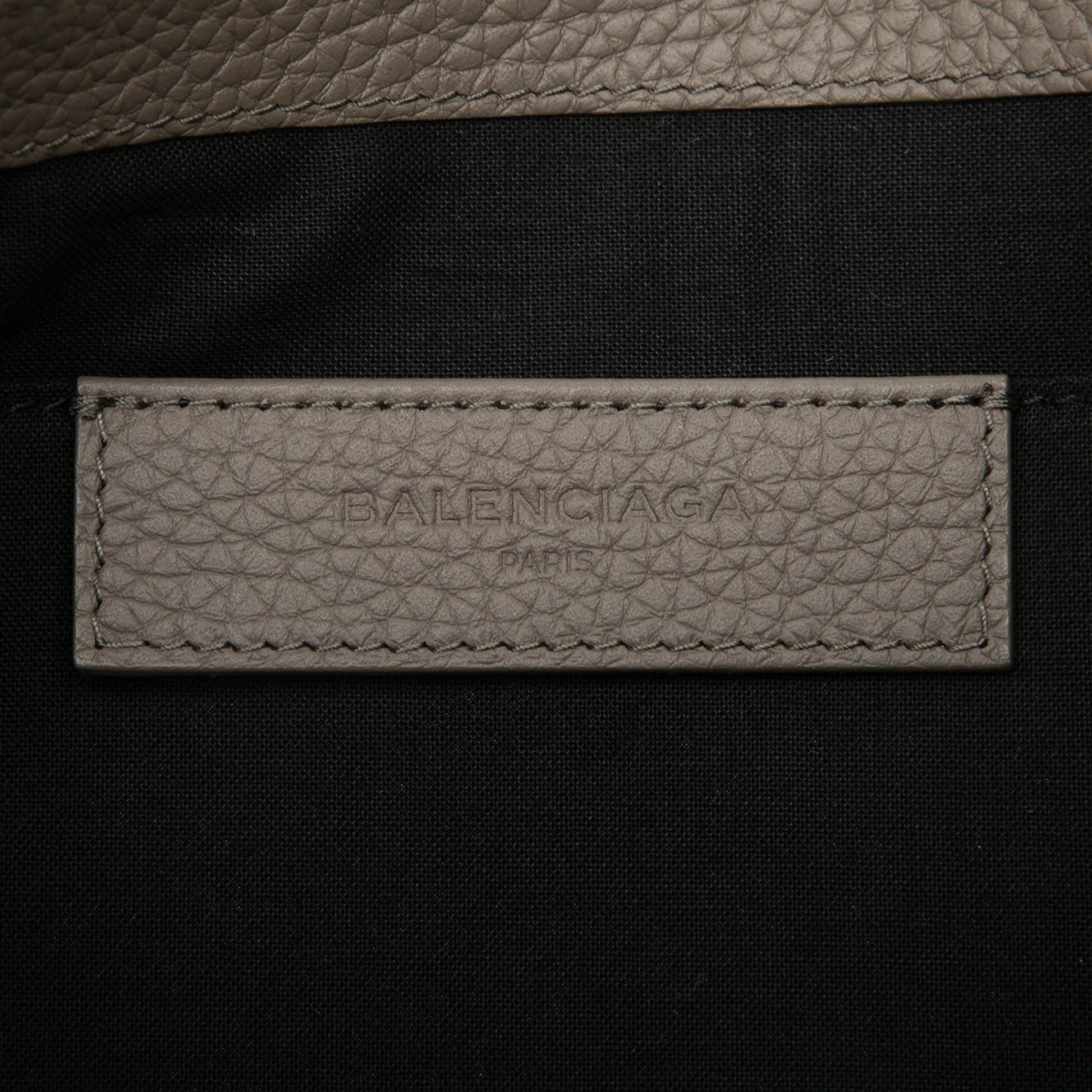 Balenciaga Calfskin Motocross Blackout Clutch