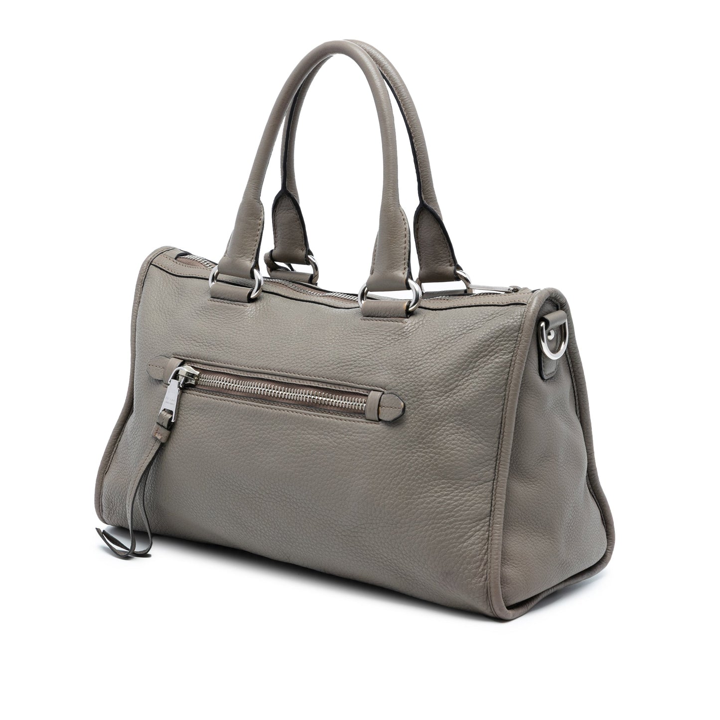 Prada Vitello Daino Zip Top Satchel