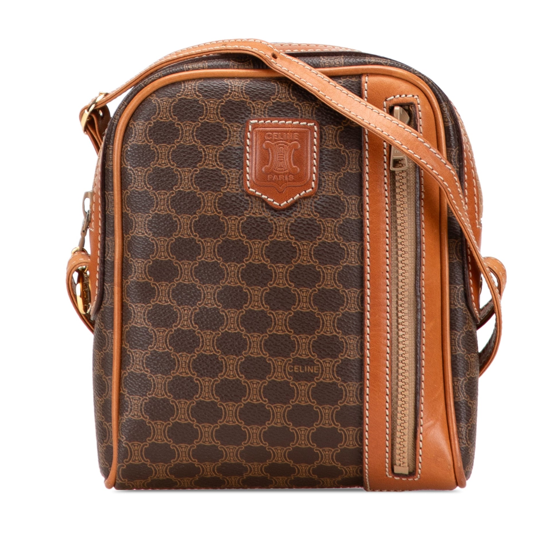 Celine Macadam Coated Canvas Crossbody
