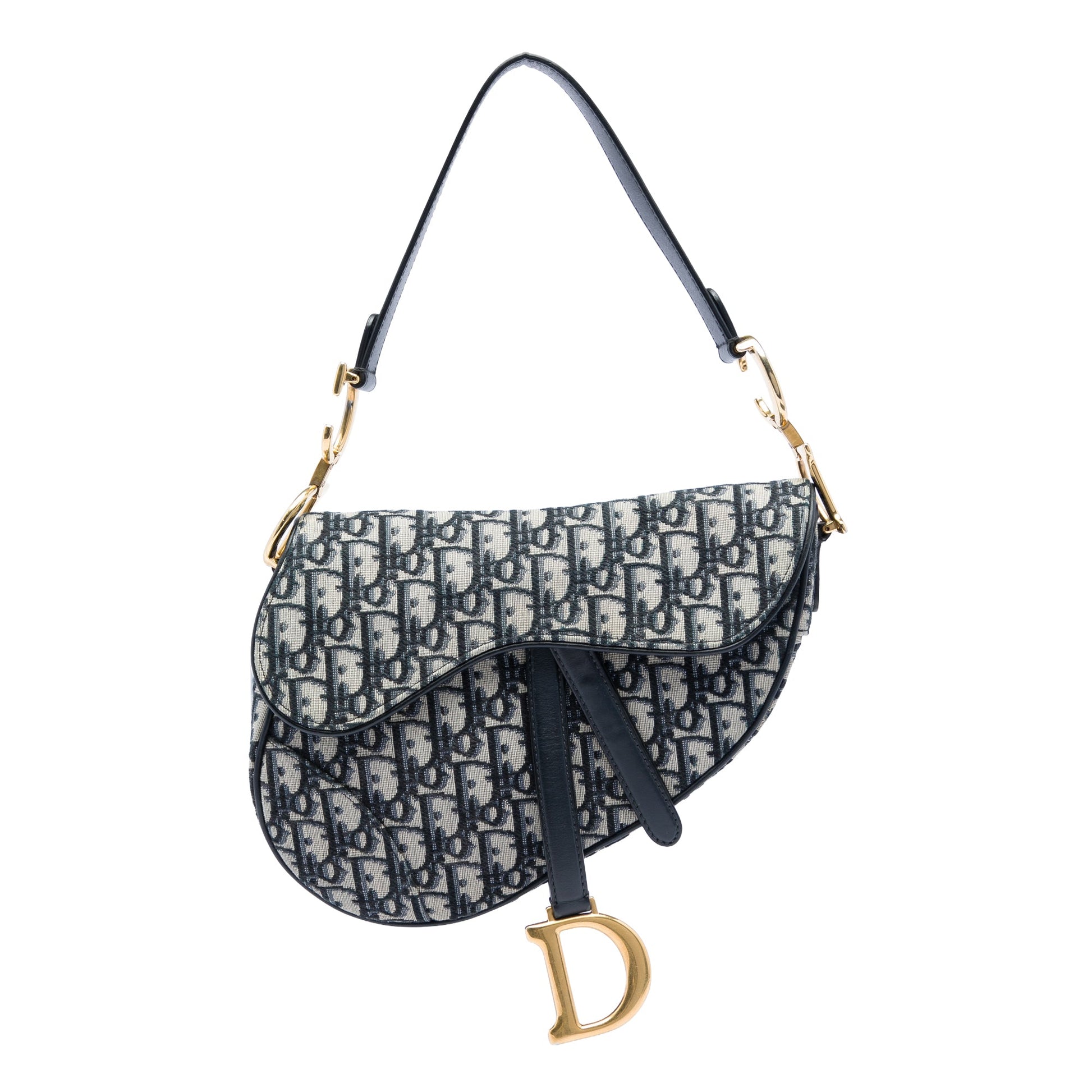 Dior Oblique Canvas Saddle Bag