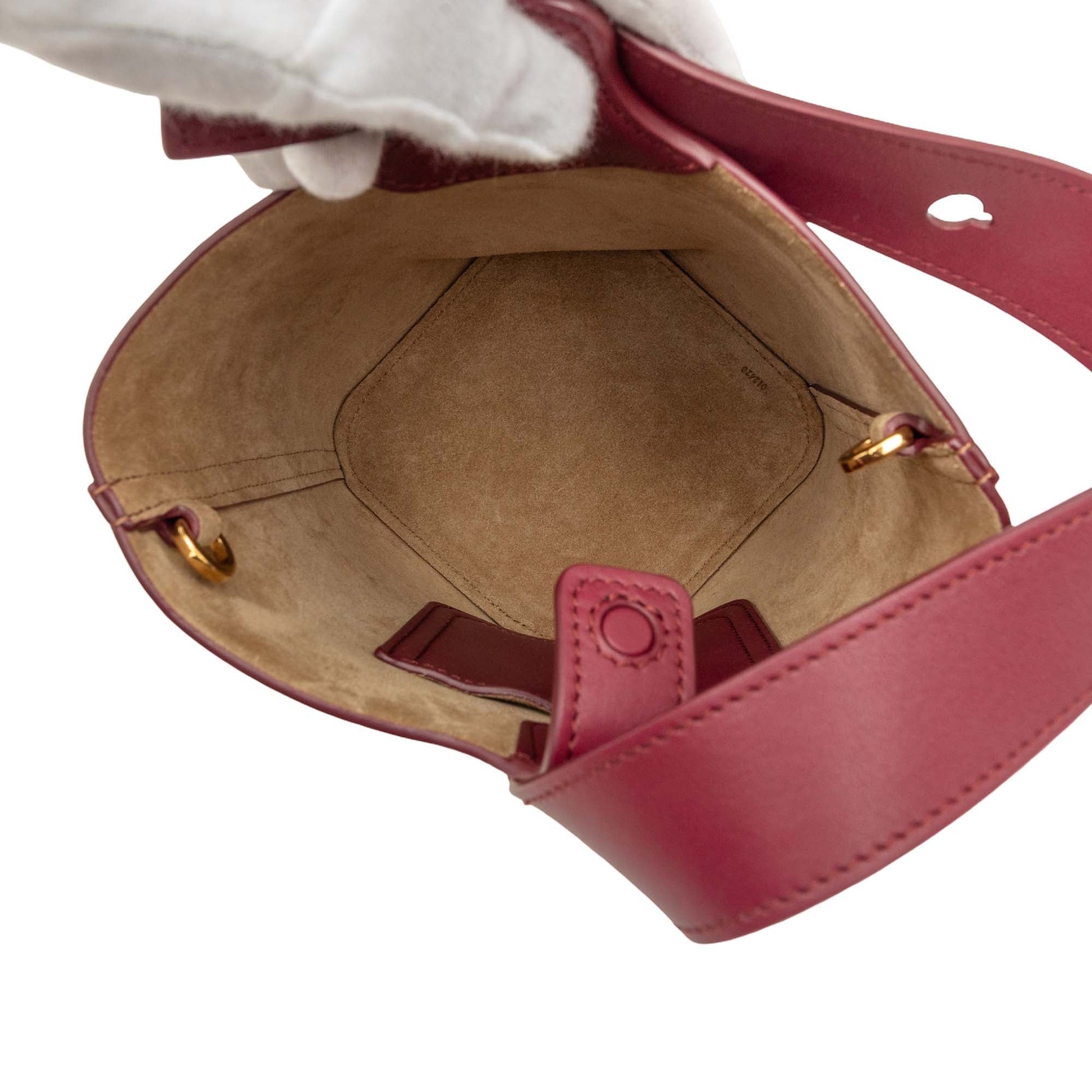 LOEWE Mini Calfskin Pebble Bucket Bag