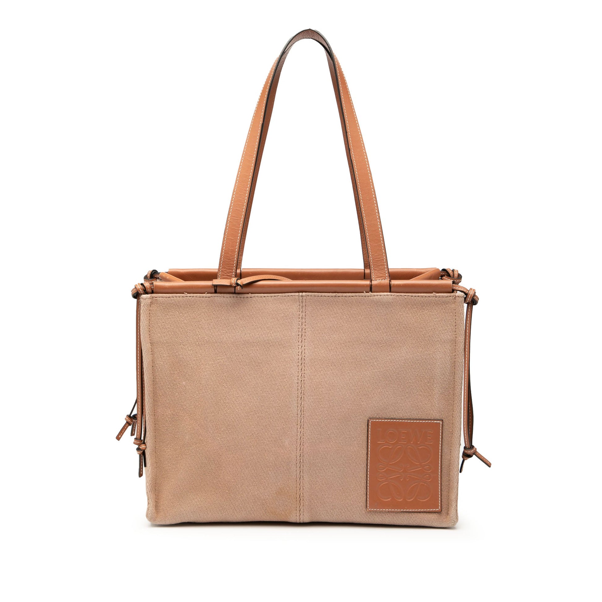 LOEWE Small Canvas Cushion Tote