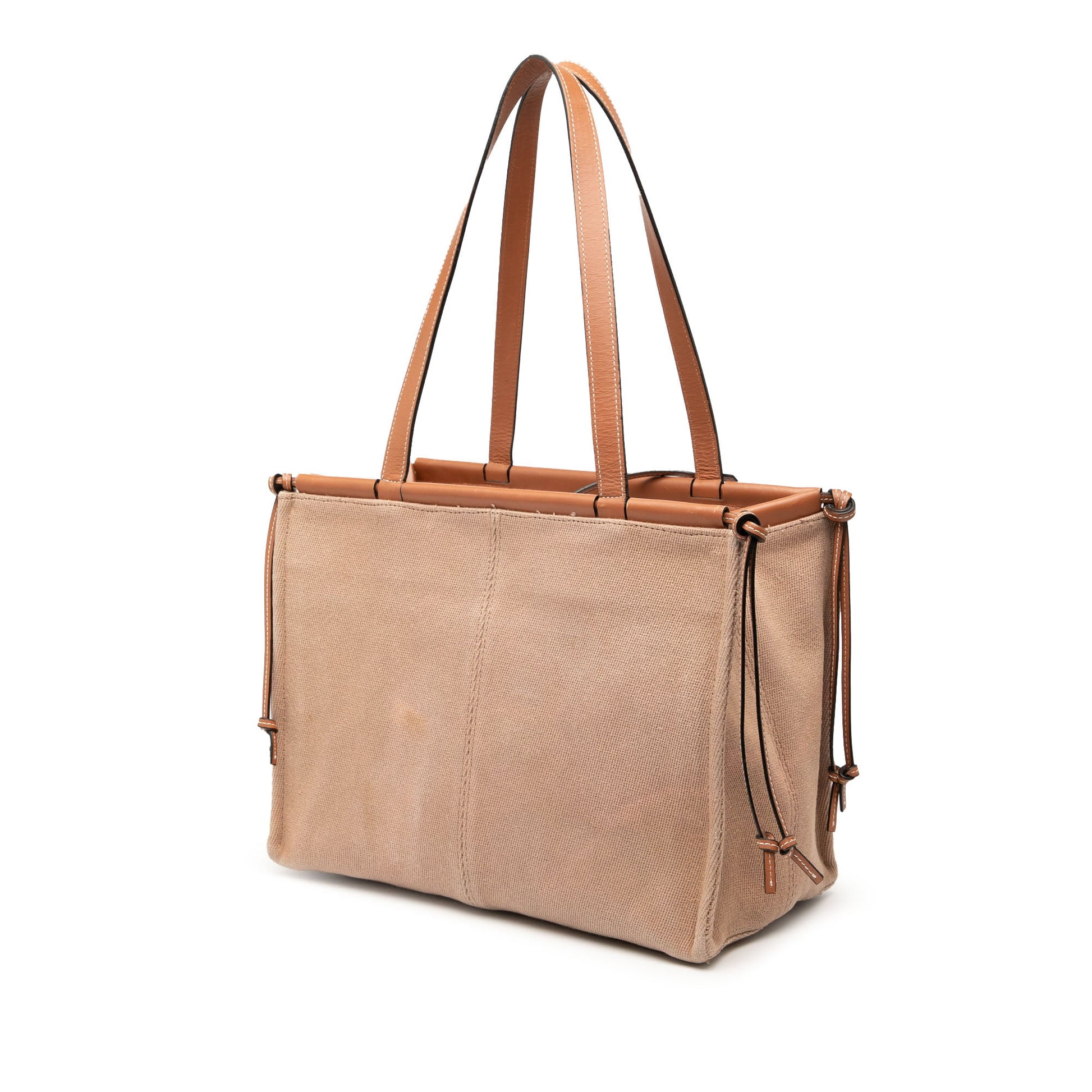 LOEWE Small Canvas Cushion Tote