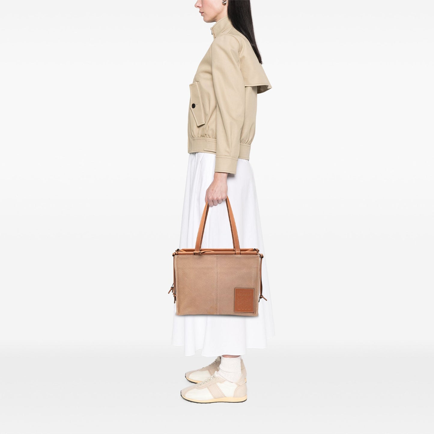 LOEWE Small Canvas Cushion Tote