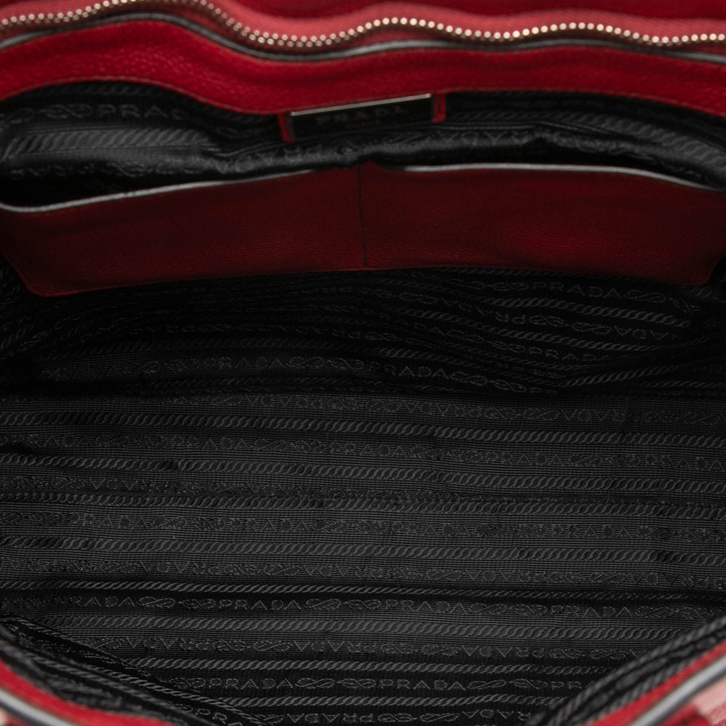 Prada Vitello Daino Convertible Shopper Tote