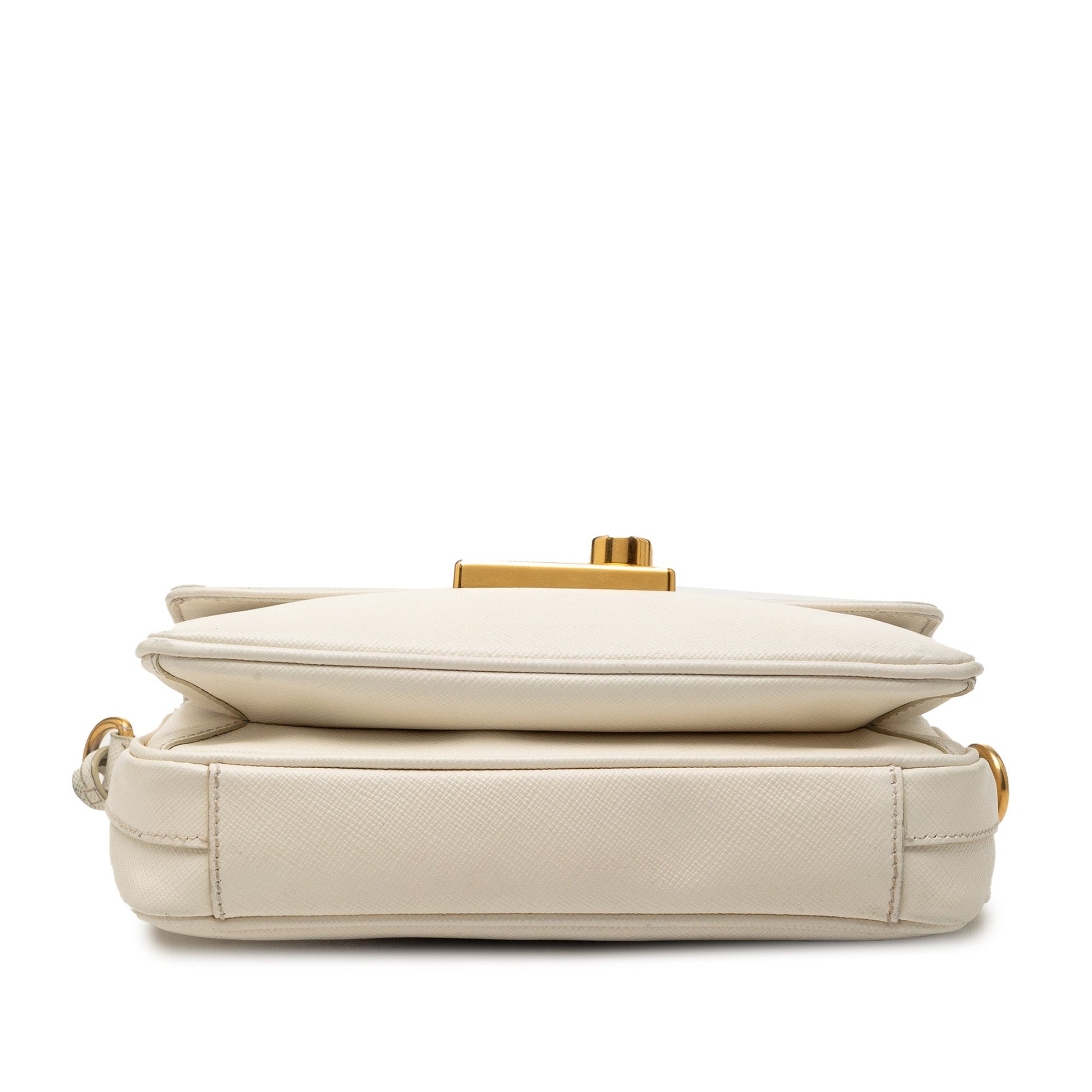Prada Saffiano Sound Lock Satchel