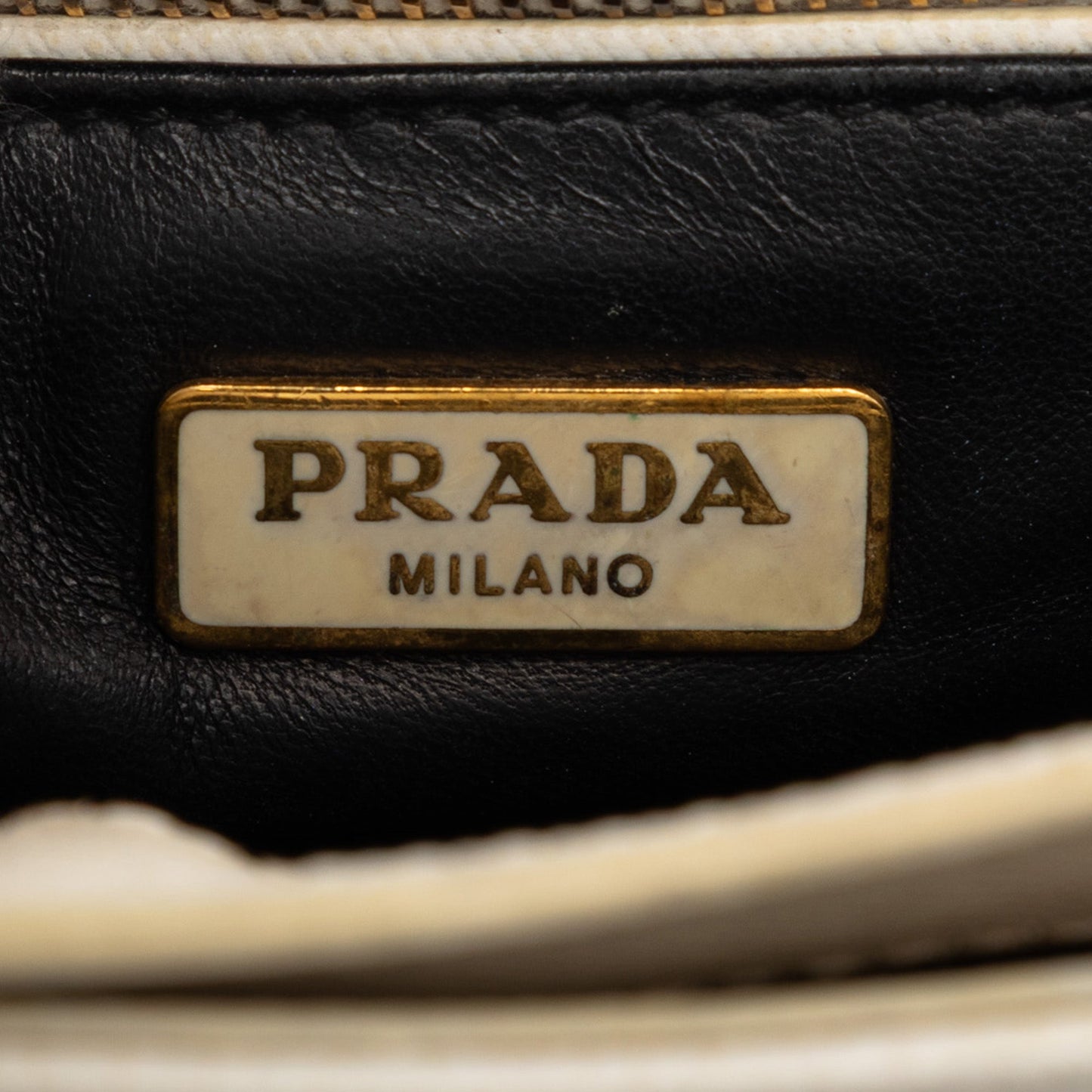 Prada Saffiano Sound Lock Satchel