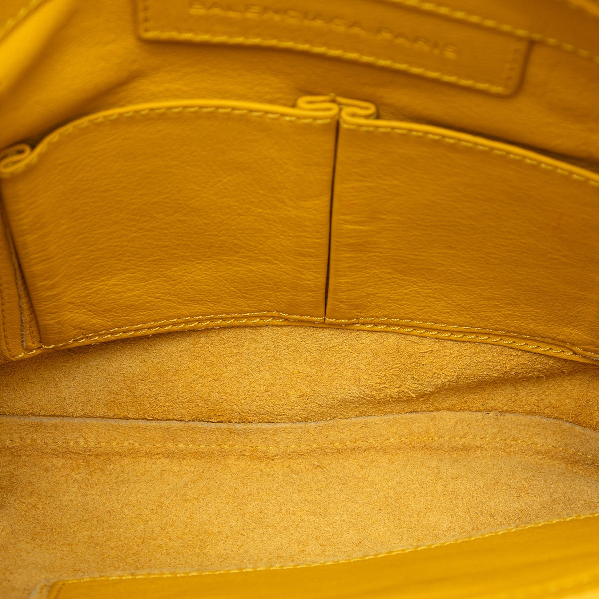 Balenciaga Leather Papier Wristlet Clutch