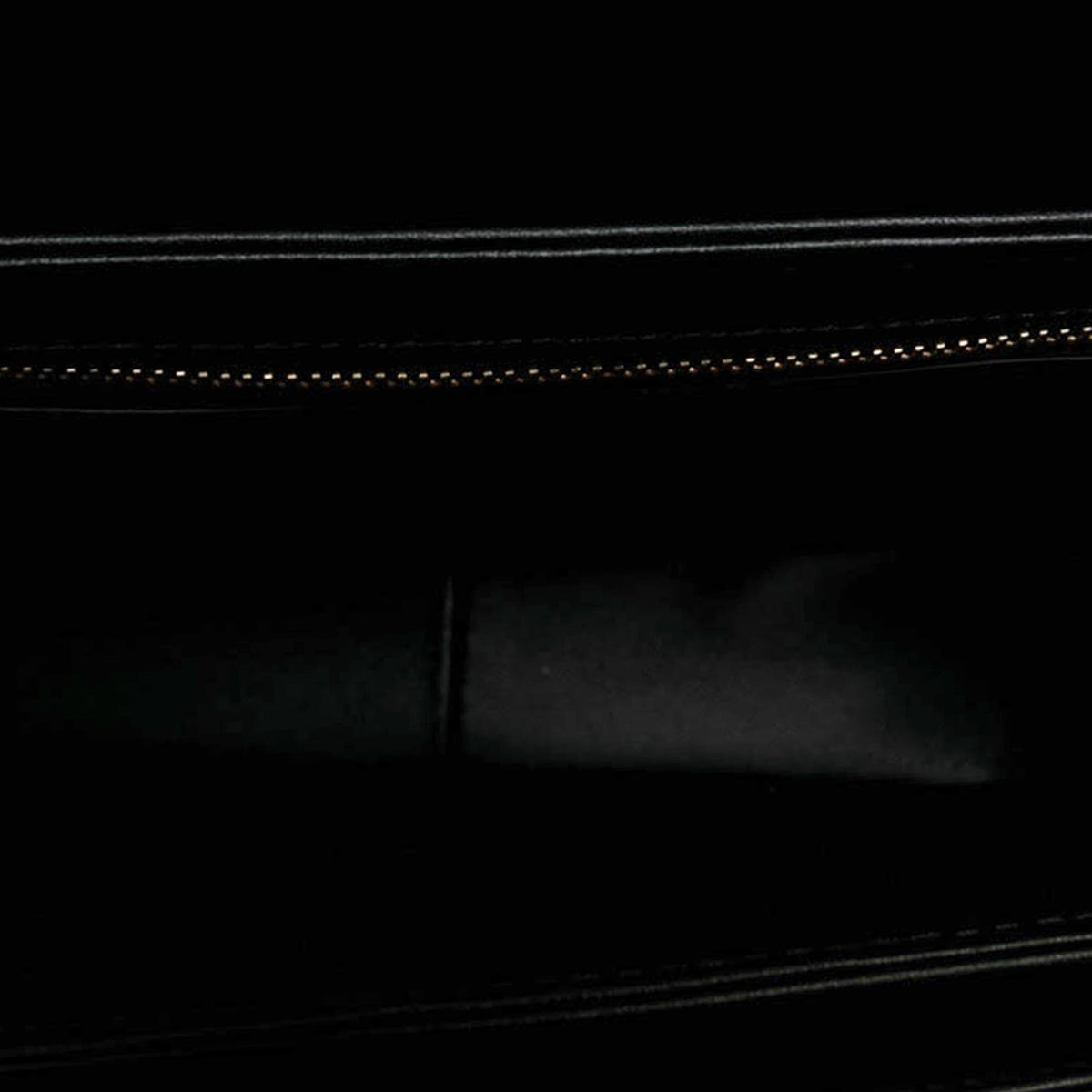 Celine Teen Shiny Calfskin Triomphe Crossbody — Black
