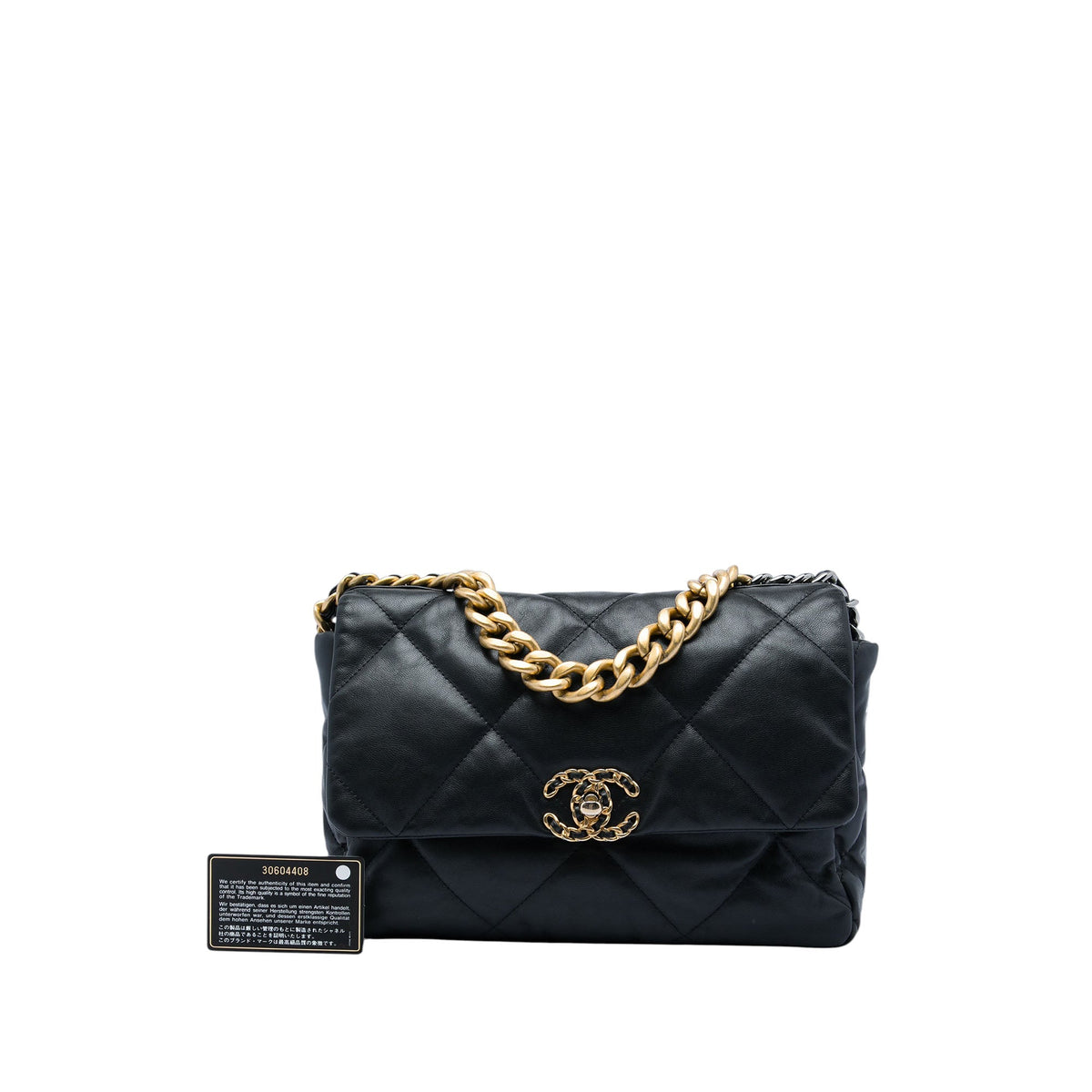 Chanel Large Lambskin 19 Flap