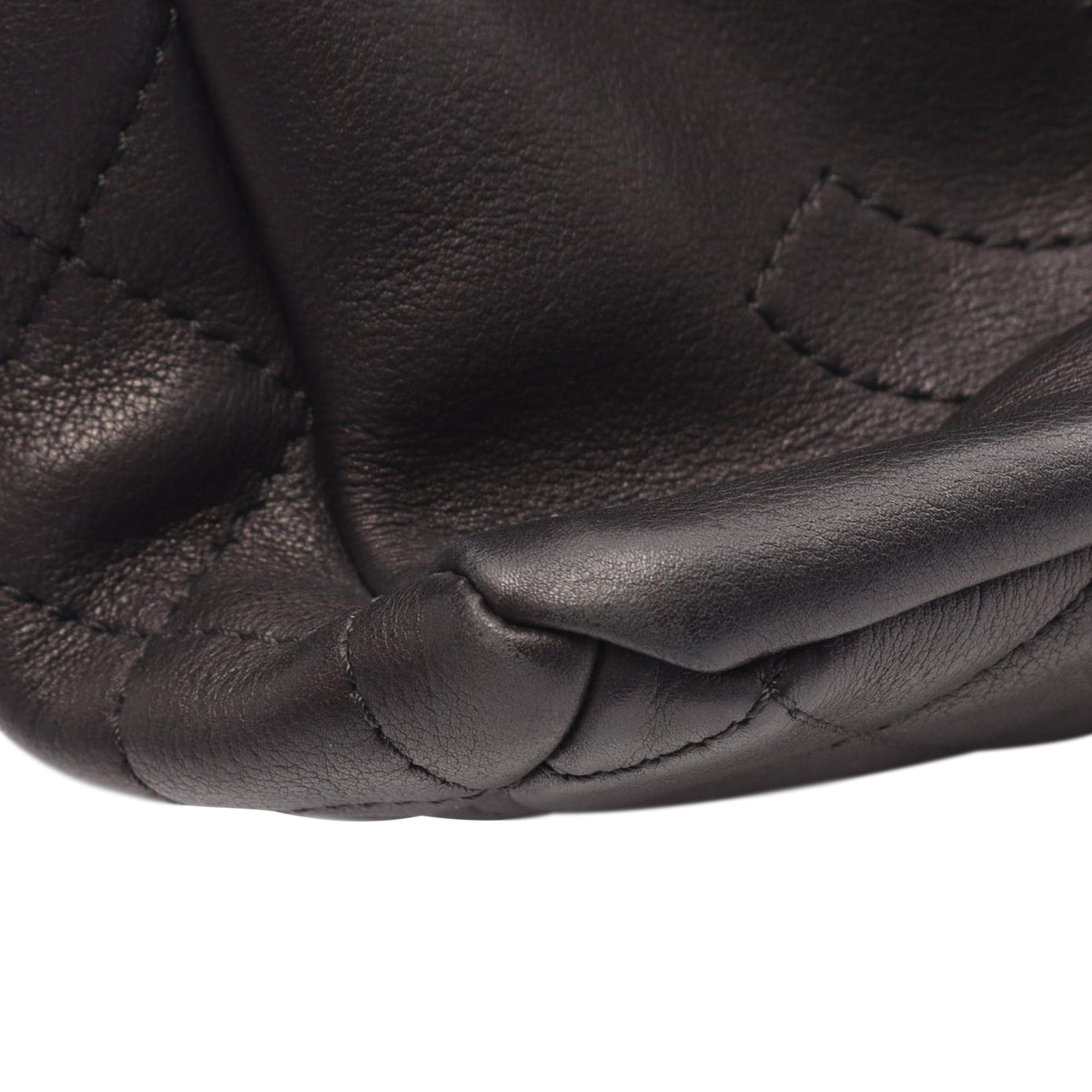Chanel Small CC Calfskin Drawstring Flap Backpack — Black