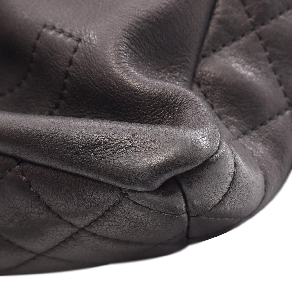 Chanel Small CC Calfskin Drawstring Flap Backpack — Black