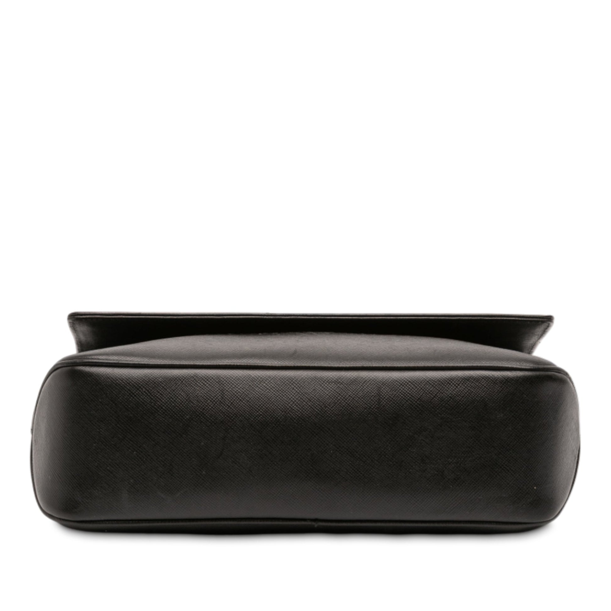 Ferragamo Leather Gancini Shoulder Bag