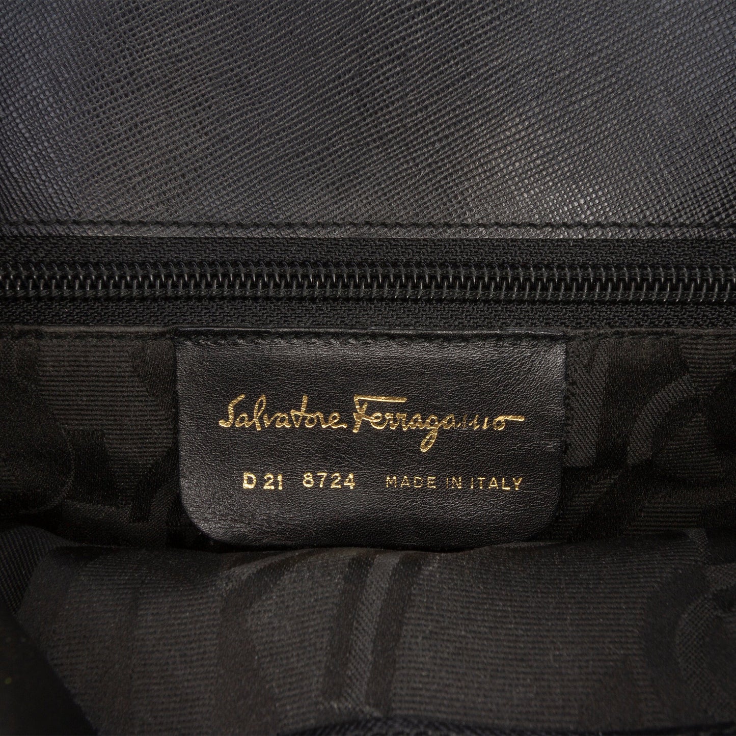 Ferragamo Leather Gancini Shoulder Bag