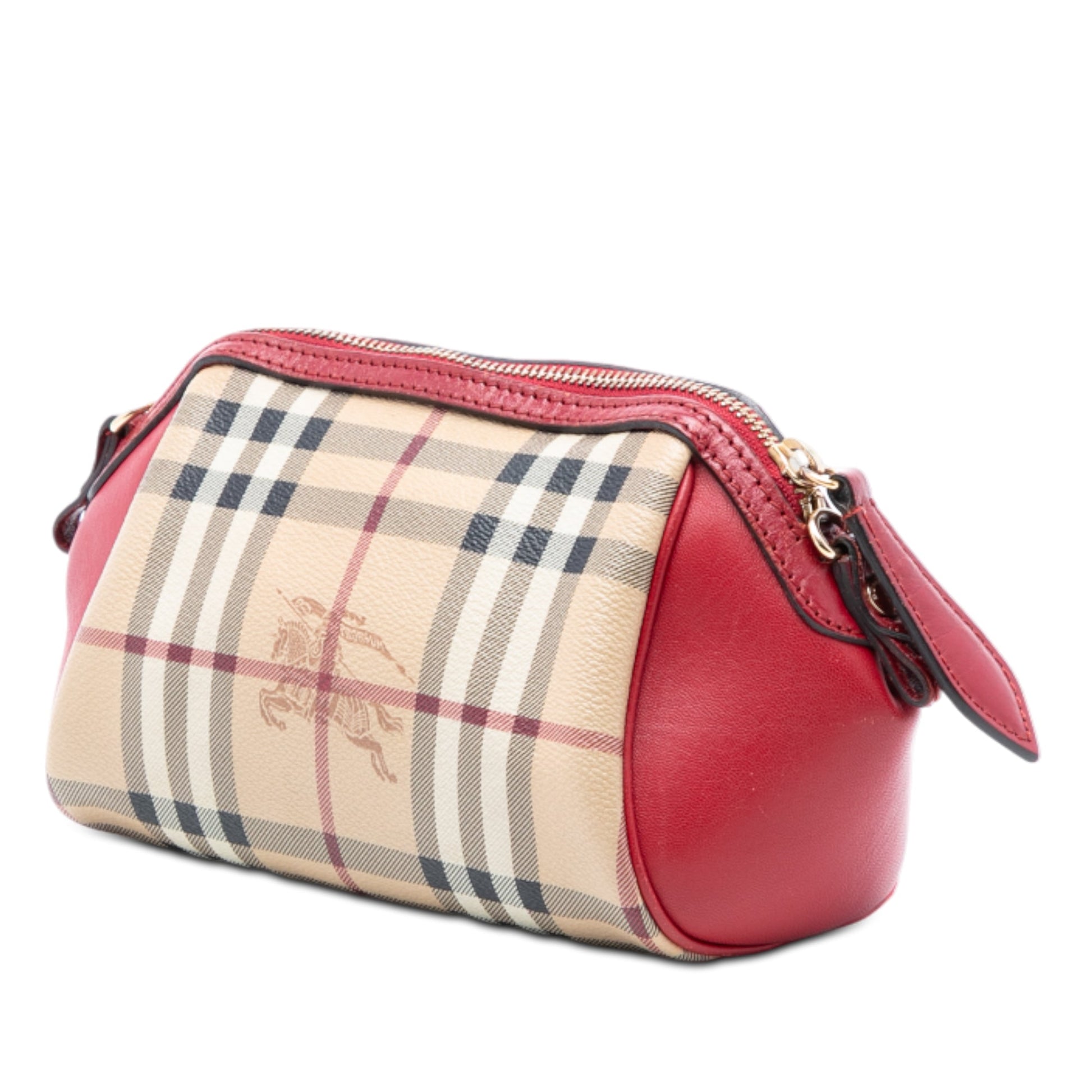 Burberry Mini Haymarket Check Coated Canvas Blaze Crossbody