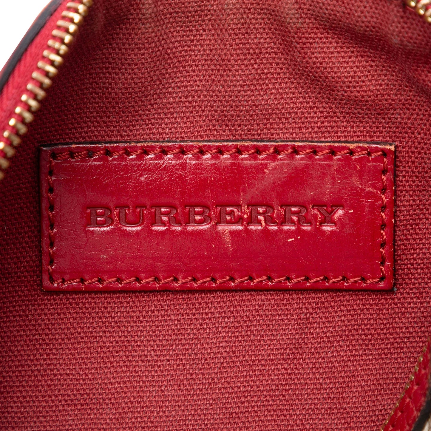 Burberry Mini Haymarket Check Coated Canvas Blaze Crossbody