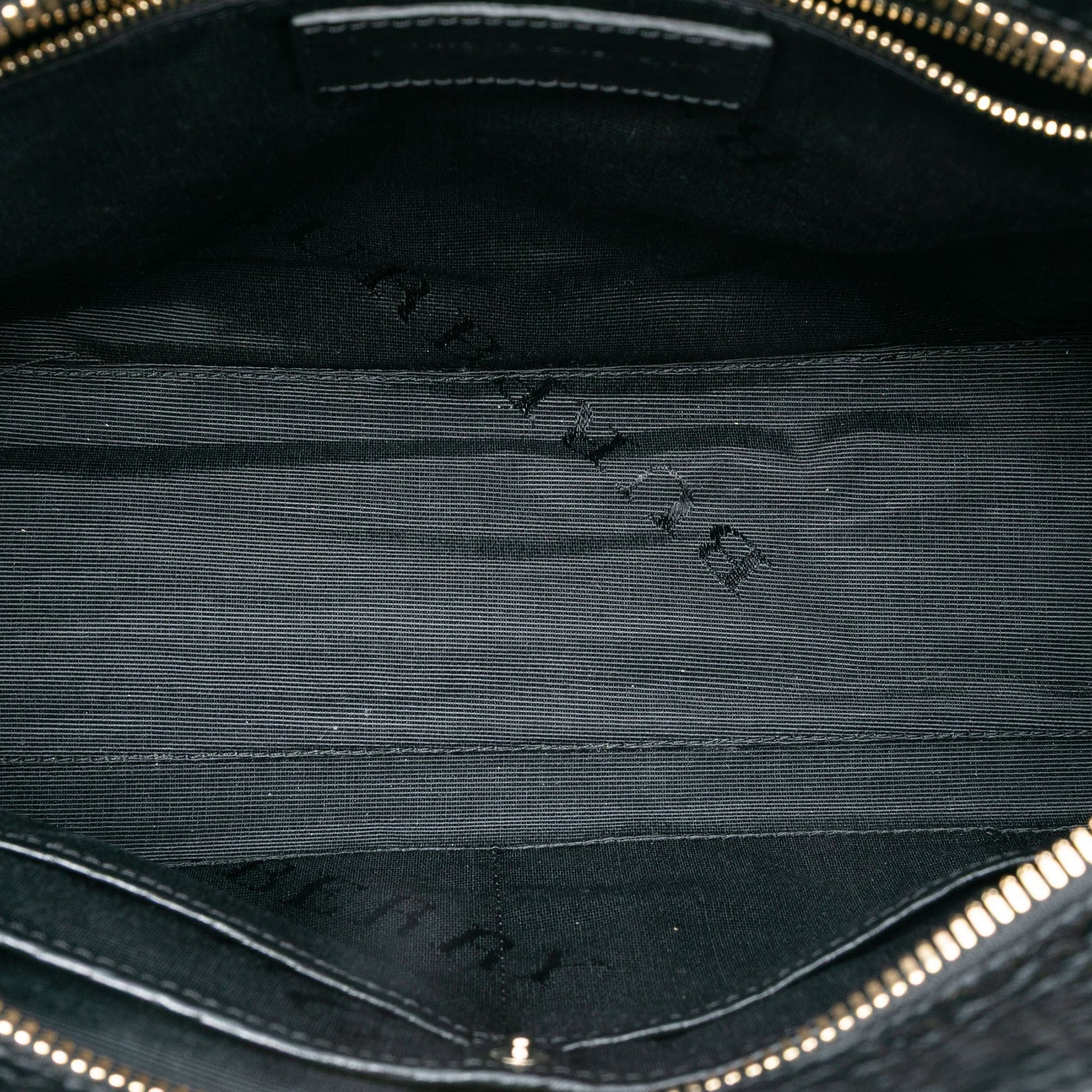 Burberry Medium Grained Leather Clifton Satchel