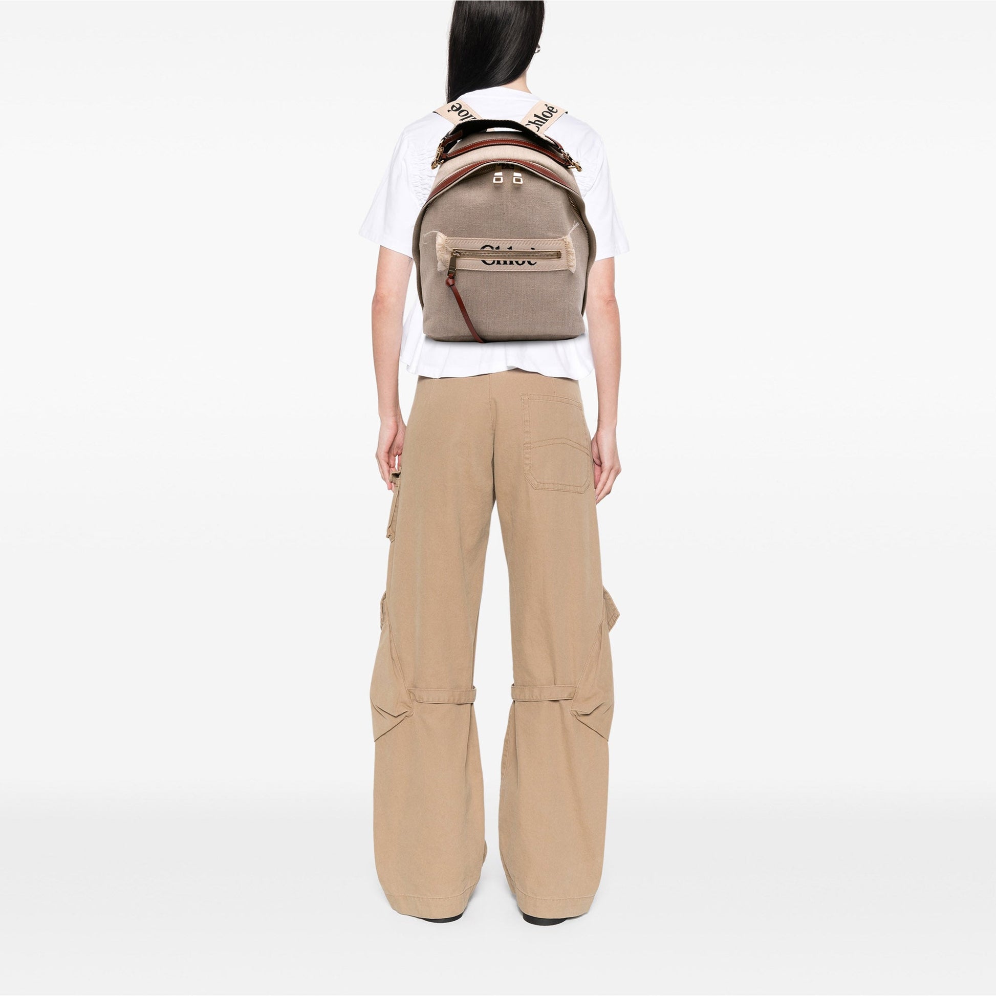 Chloé Canvas Woody Backpack