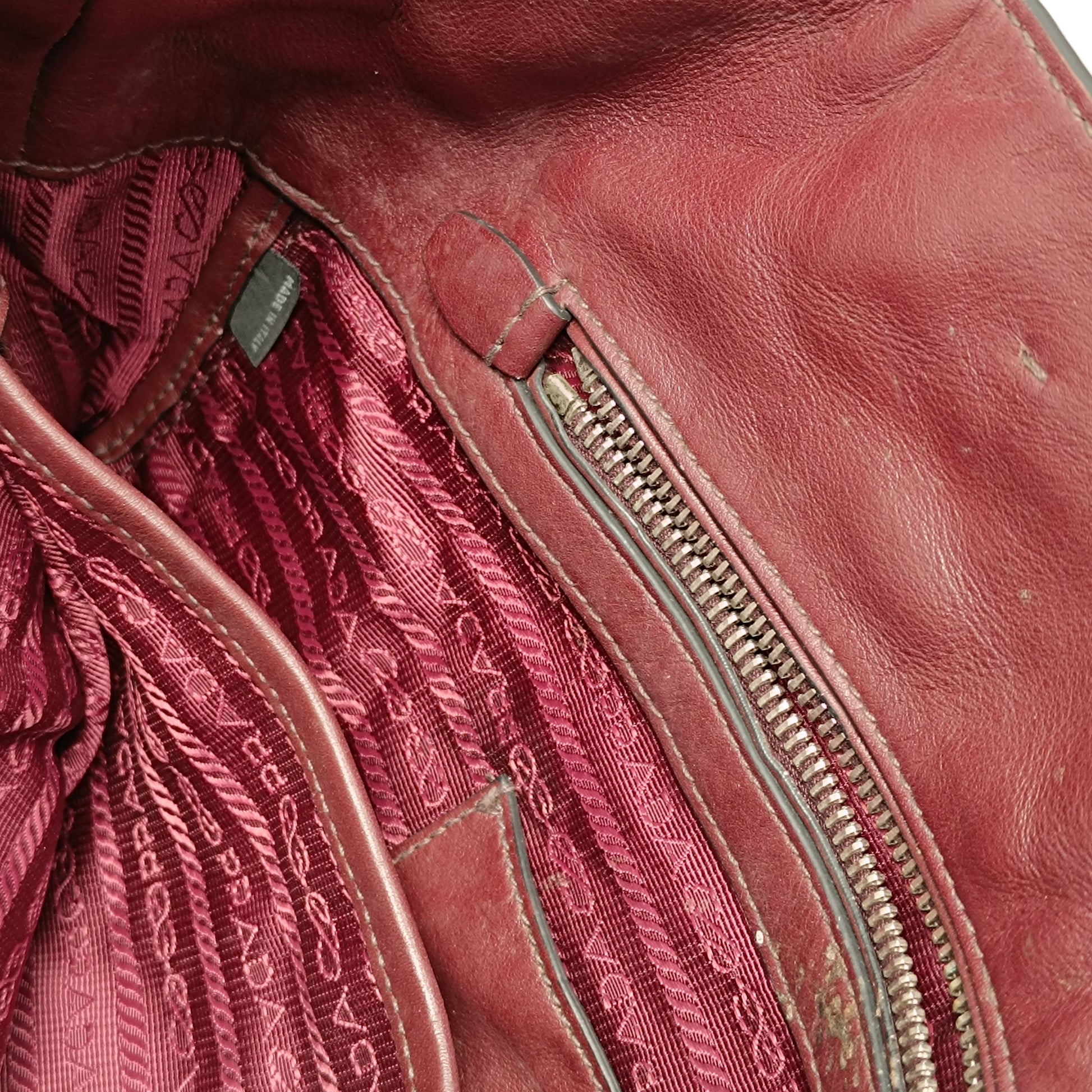 Prada Soft Calf Convertible Shopper Tote