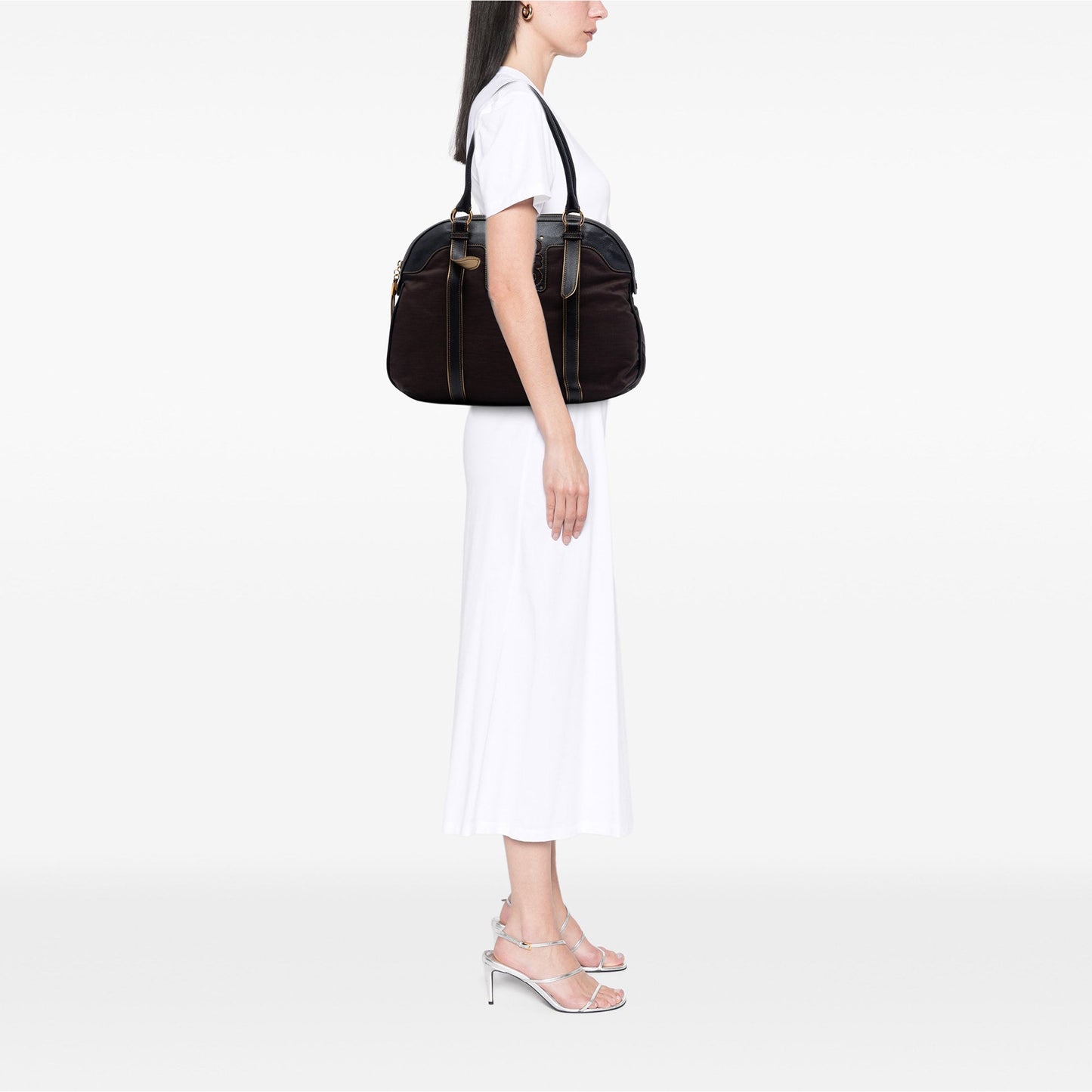 LOEWE Nylon Anagram Handbag