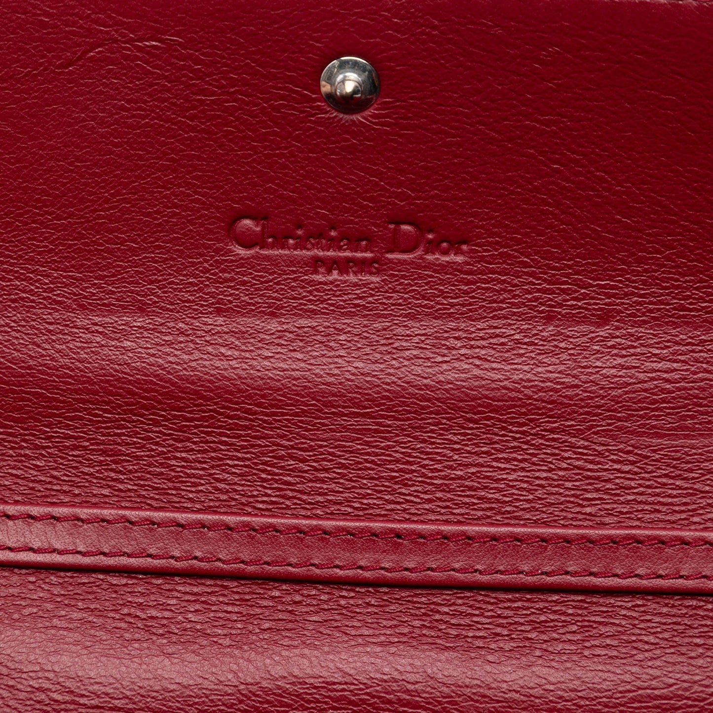 Dior Patent Cannage Lady Dior Wallet On Chain