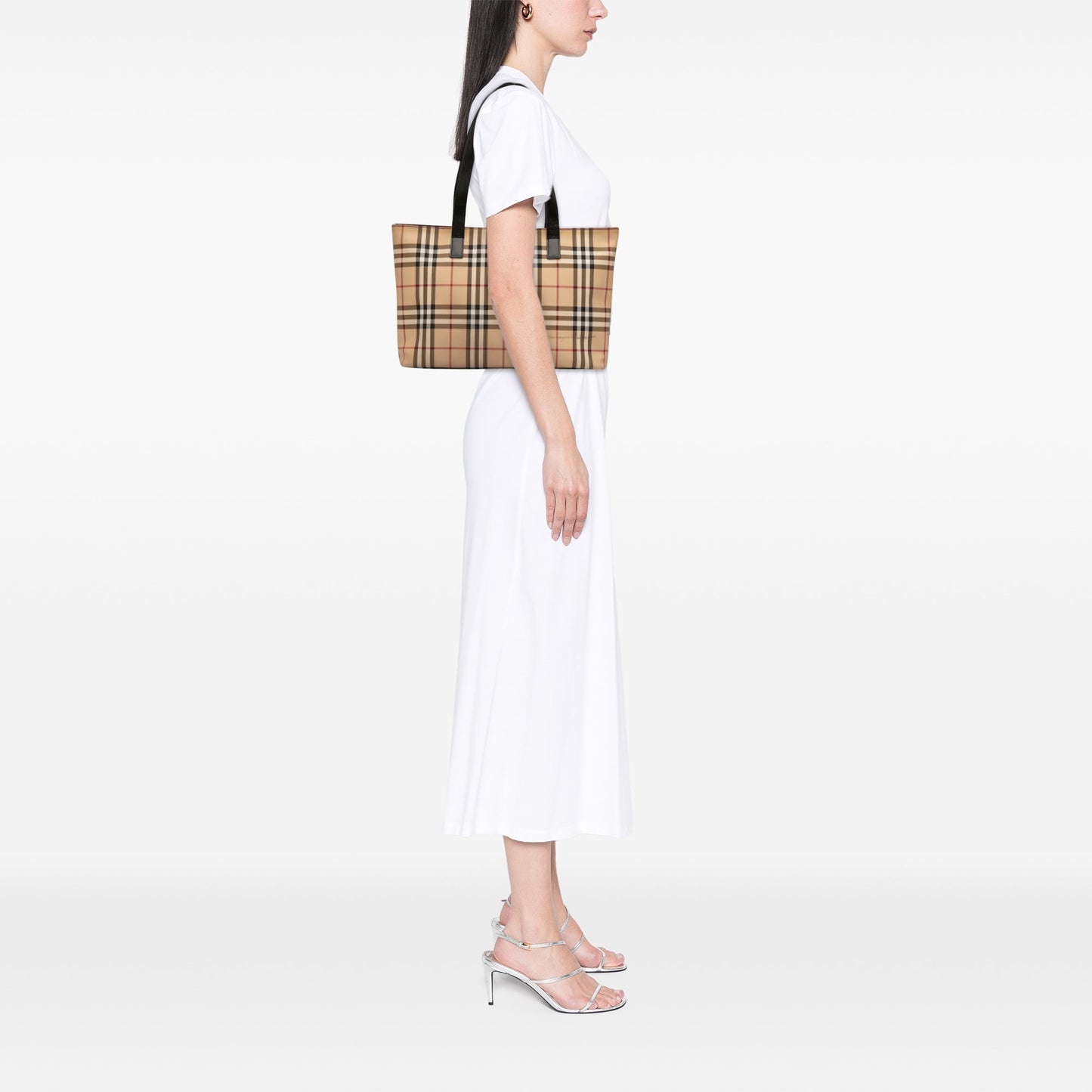 Burberry House Check Canvas Tote