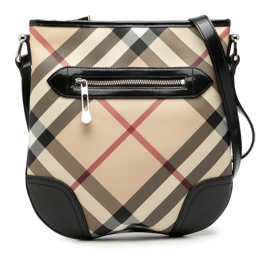 Burberry Supernova Check Coated Canvas Dryden Crossbody