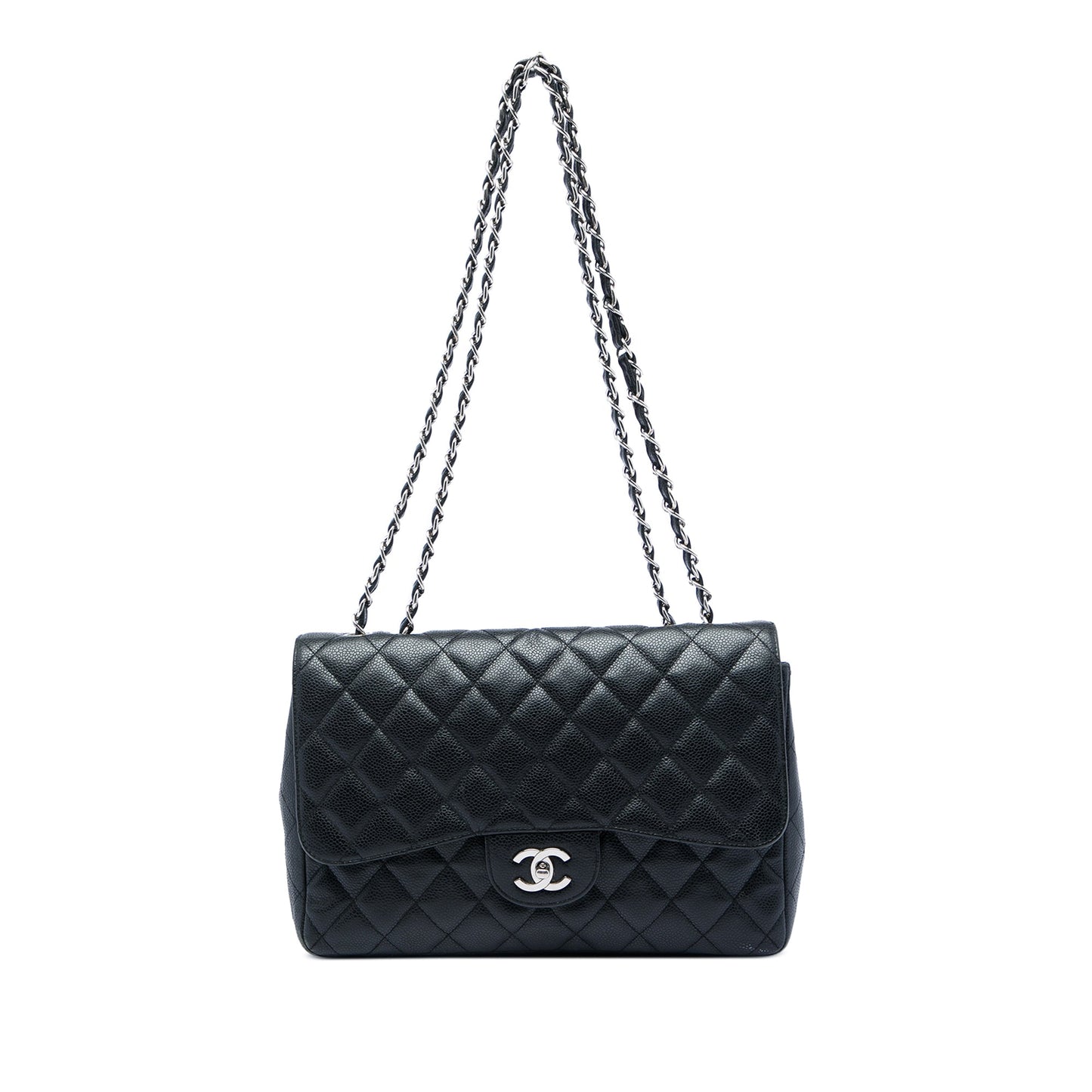 Chanel Jumbo Classic Caviar Single Flap