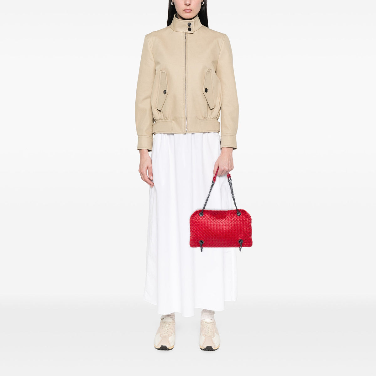Bottega Veneta Nappa Intrecciato Duo Shoulder Bag