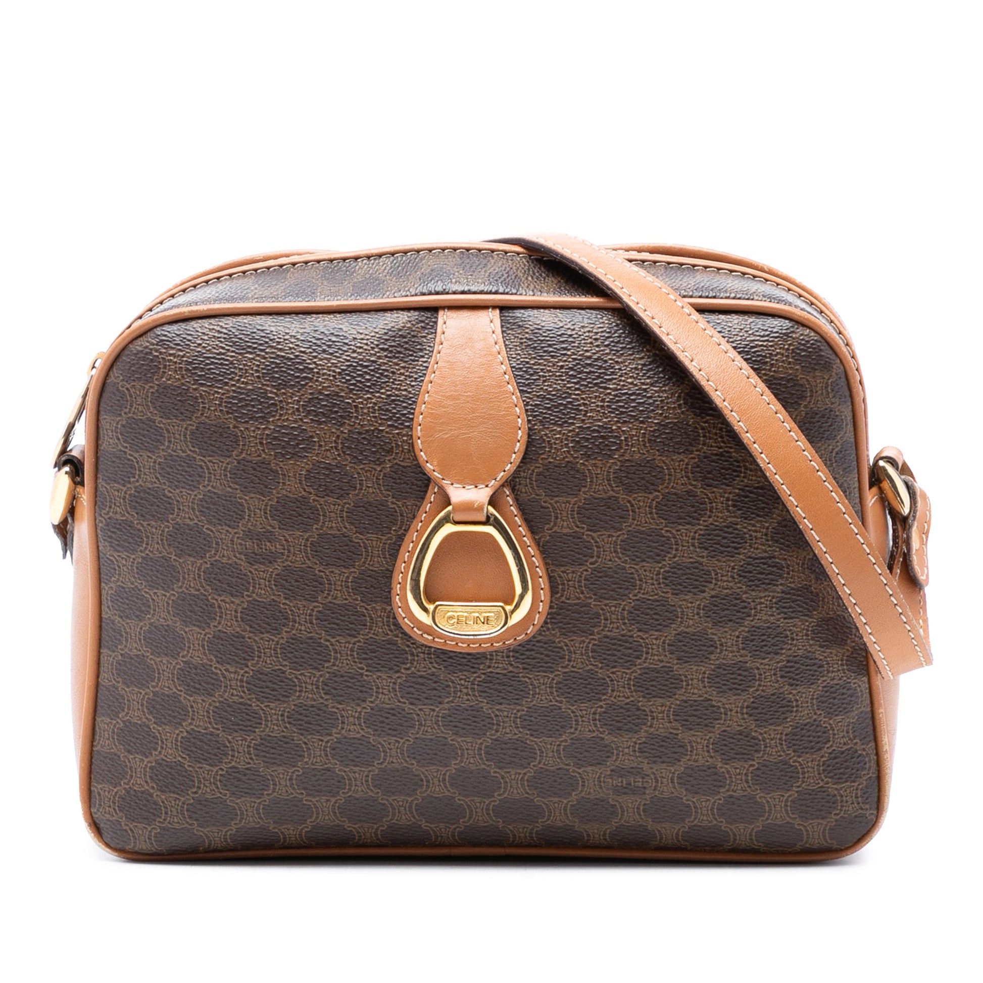 Celine Macadam Coated Canvas Crossbody