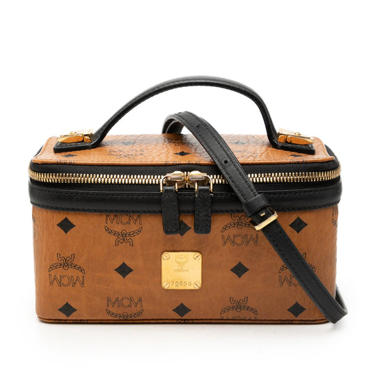 MCM Visetos Coated Canvas Rockstar Vanity Bag