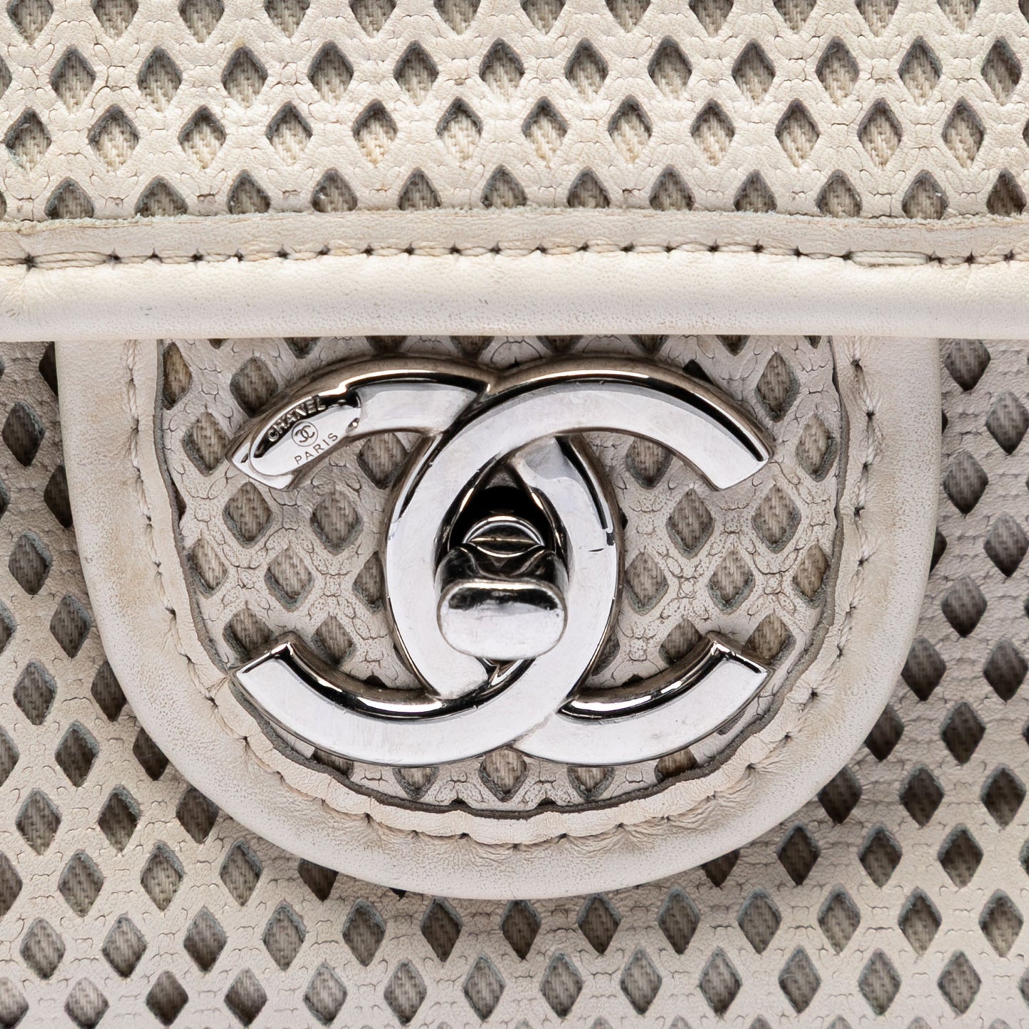 Chanel Medium Perforated Calfskin Up In The Air Flap