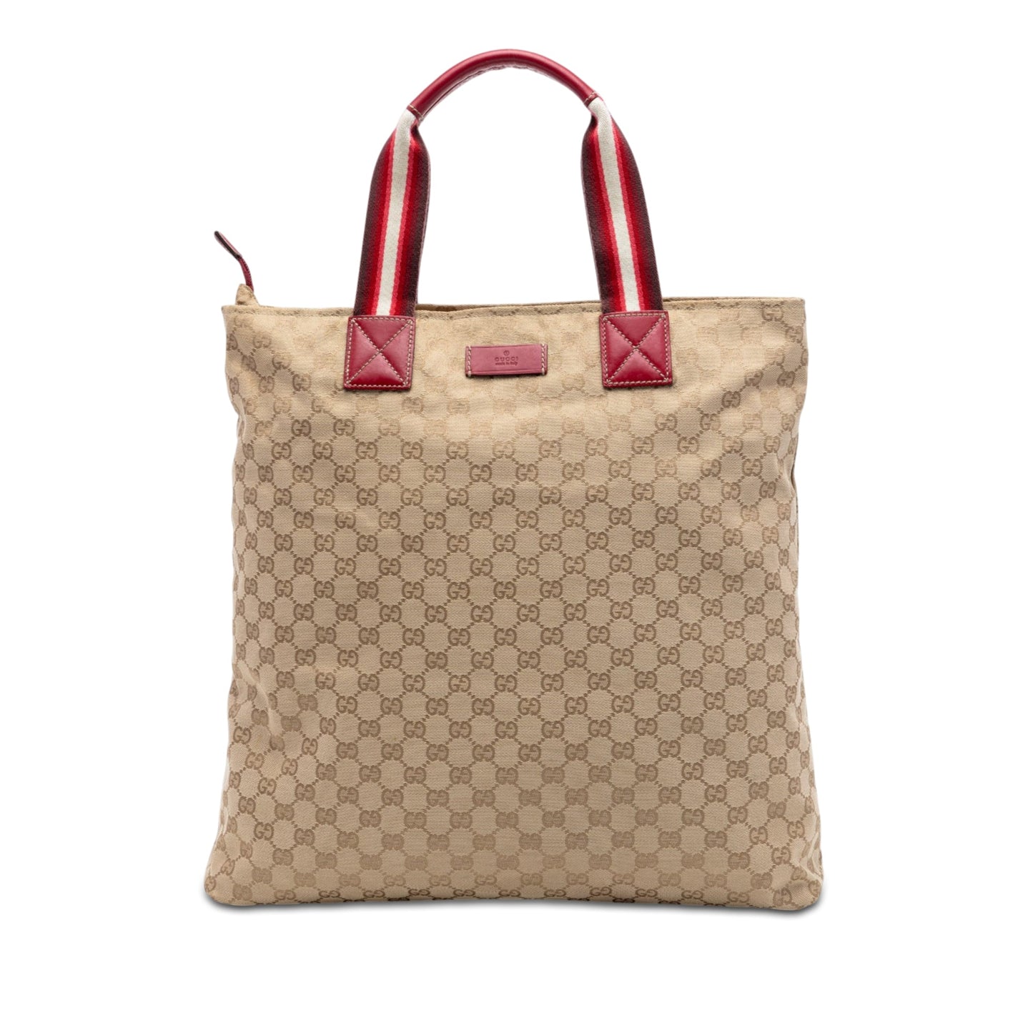 Gucci GG Canvas Web Vertical Tote