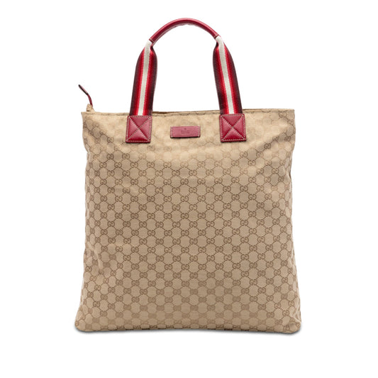 Gucci GG Canvas Web Vertical Tote