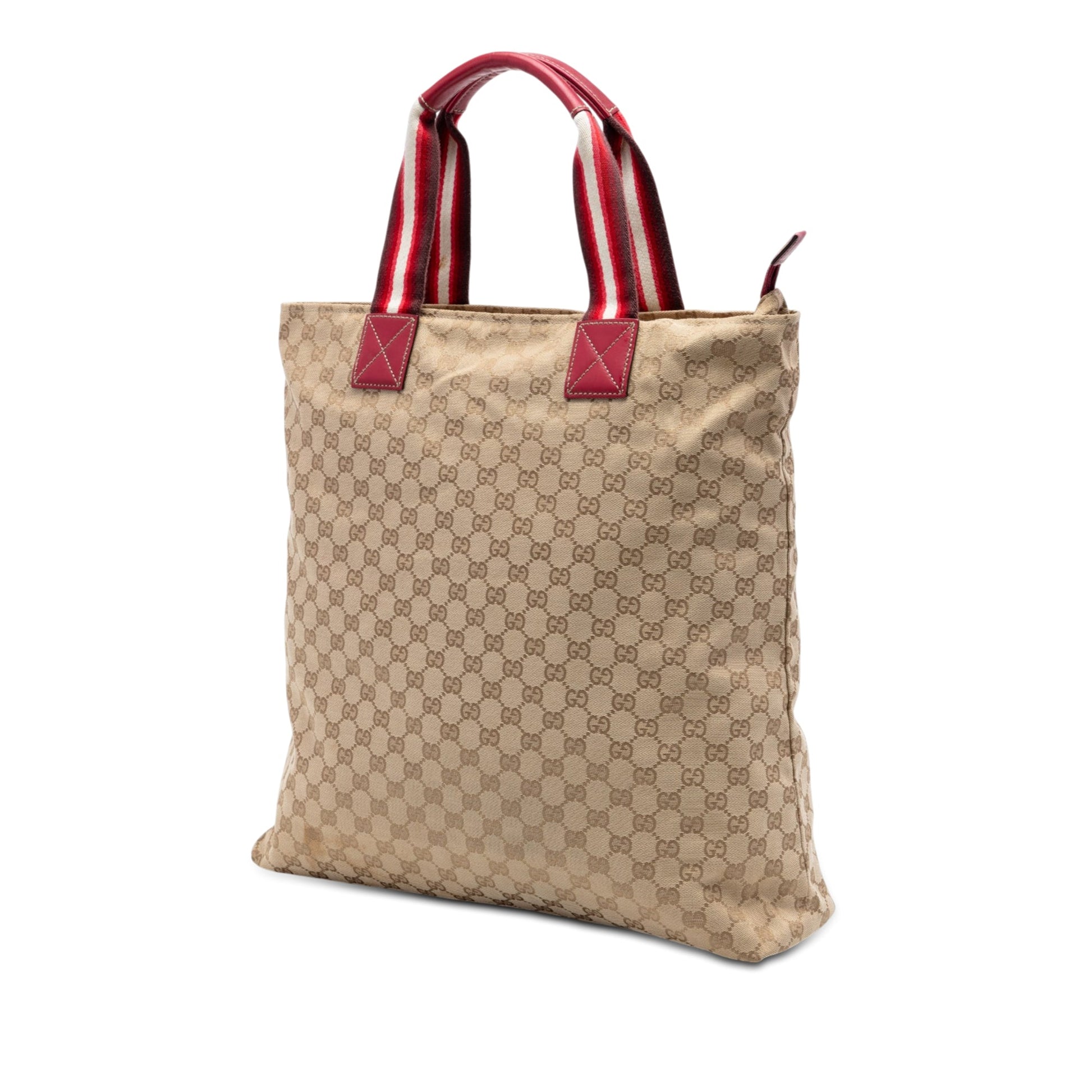 Gucci GG Canvas Web Vertical Tote