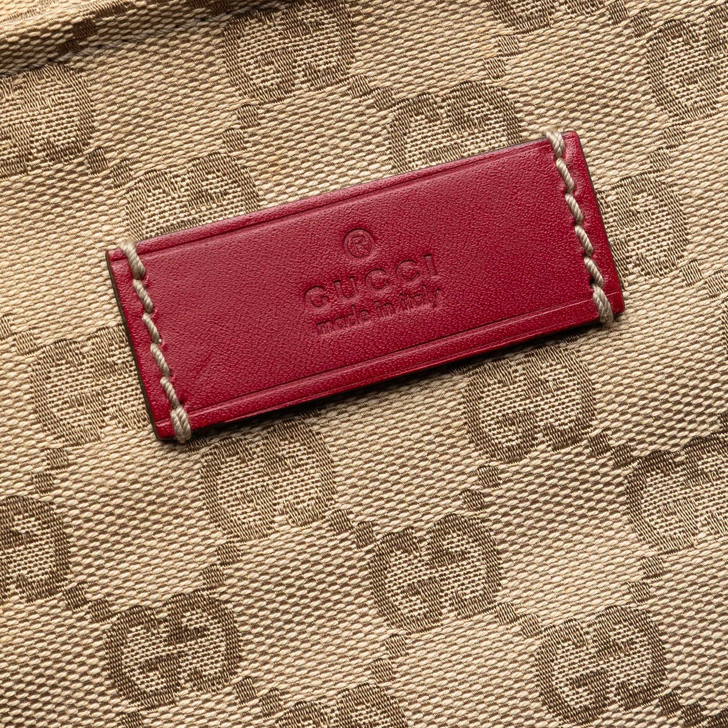 Gucci GG Canvas Web Vertical Tote