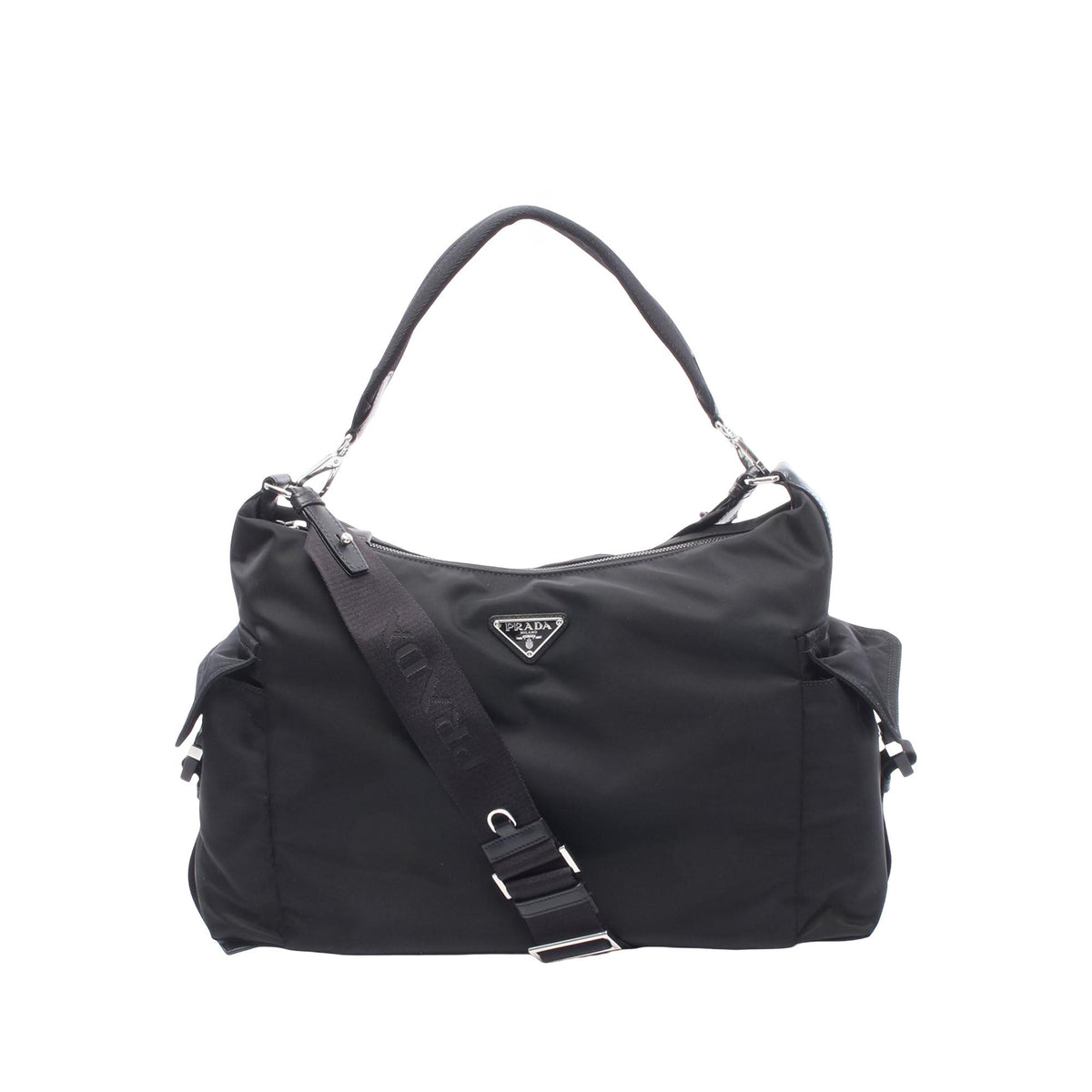 Prada Re-Nylon Saffiano Explorer Satchel