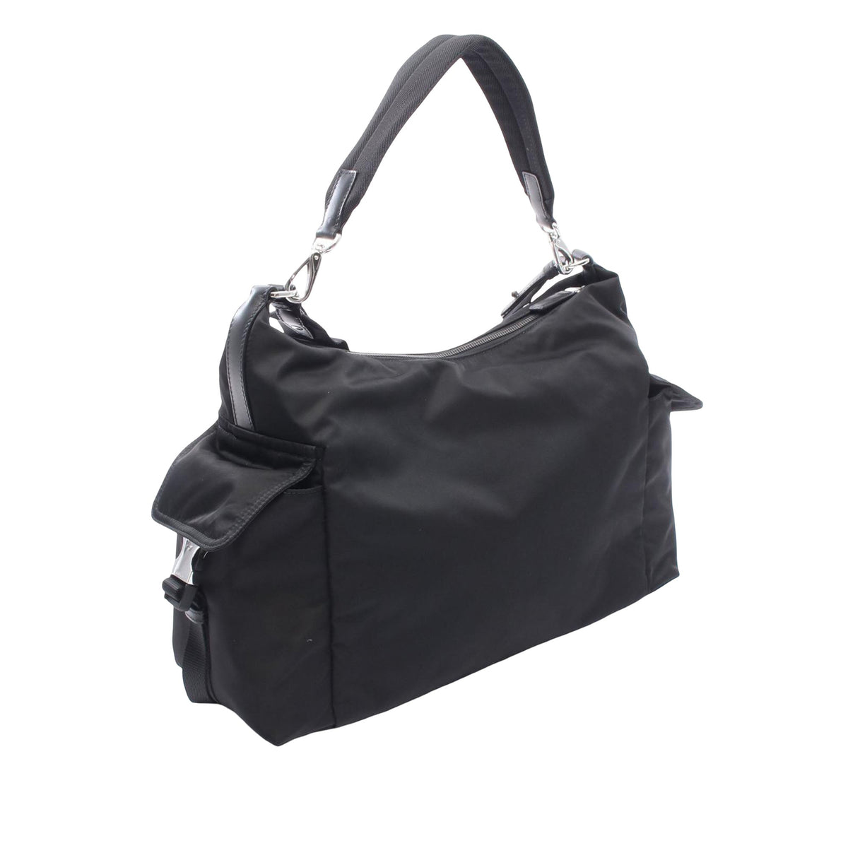 Prada Re-Nylon Saffiano Explorer Satchel