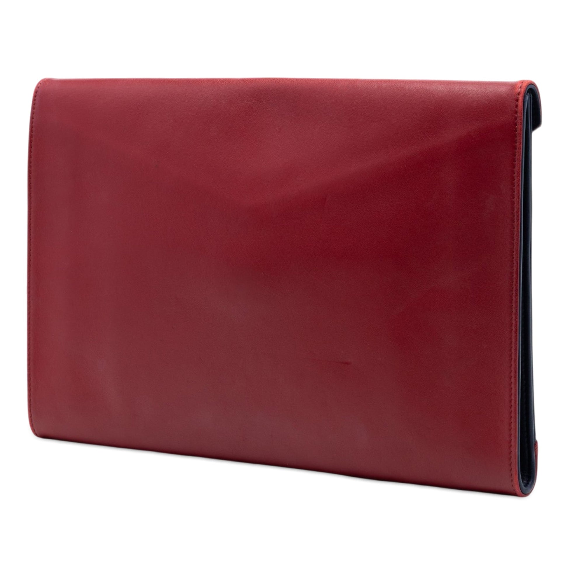 Chanel Large Bicolor Lambskin Envelope Clutch