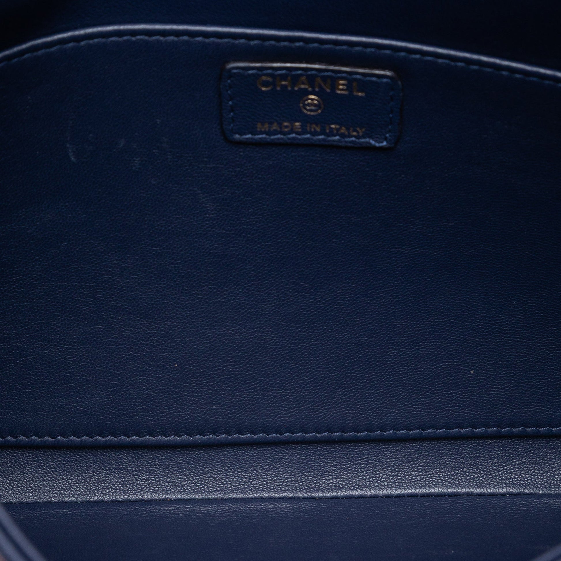 Chanel Large Bicolor Lambskin Envelope Clutch