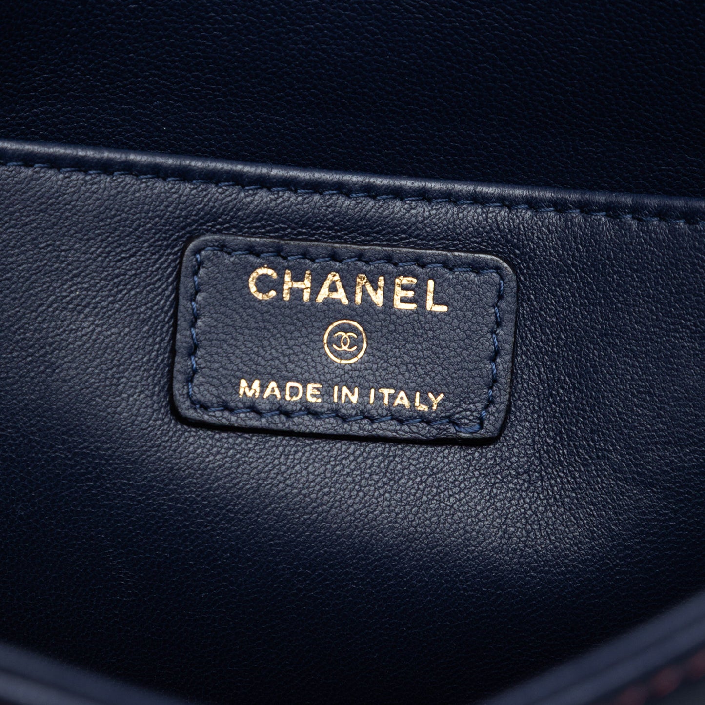 Chanel Large Bicolor Lambskin Envelope Clutch