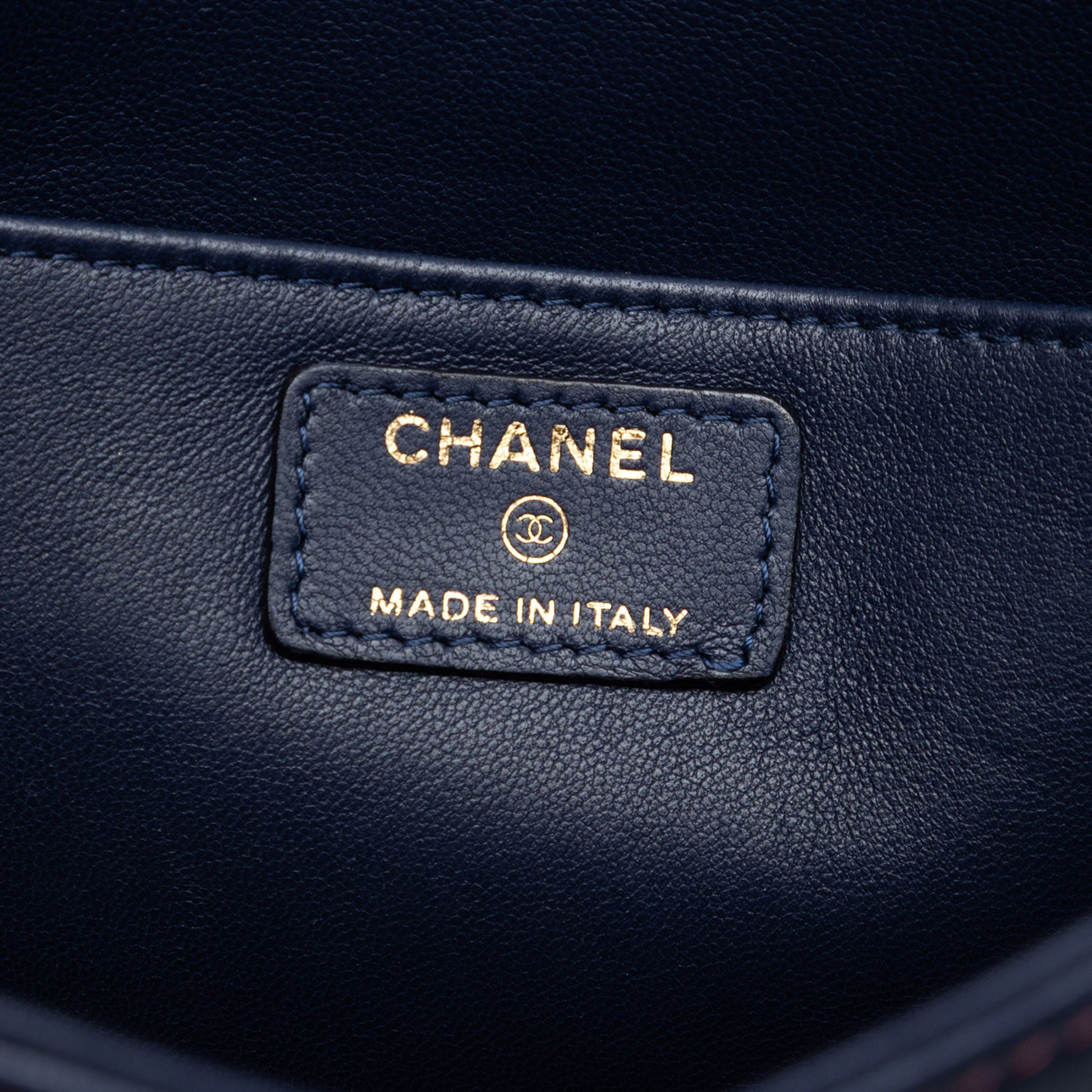 Chanel Large Bicolor Lambskin Envelope Clutch