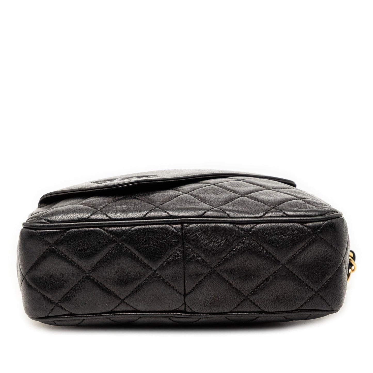 Mini CC Quilted Lambskin Tassel Camera Bag
