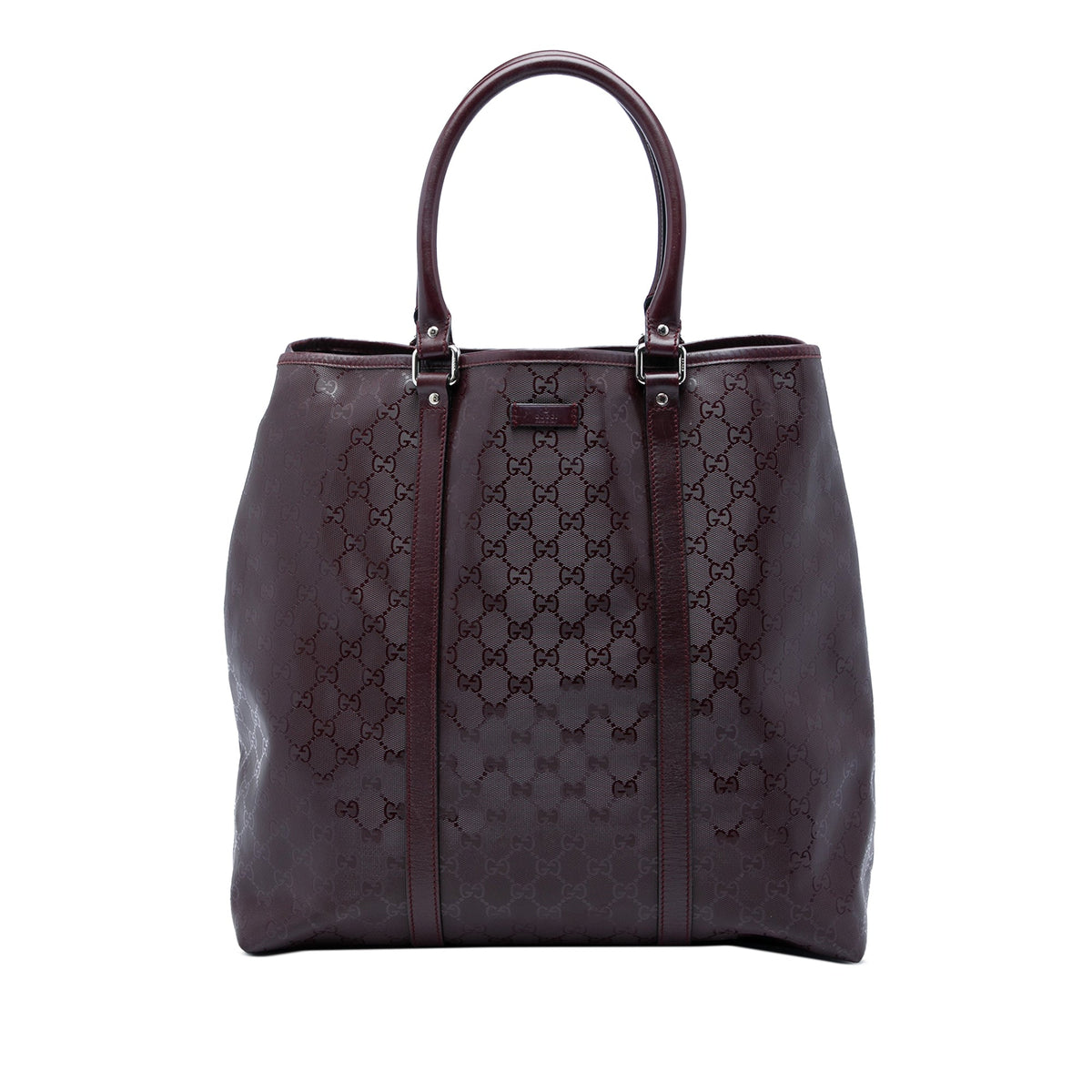 Gucci GG Imprime Joy Vertical Tote — Red
