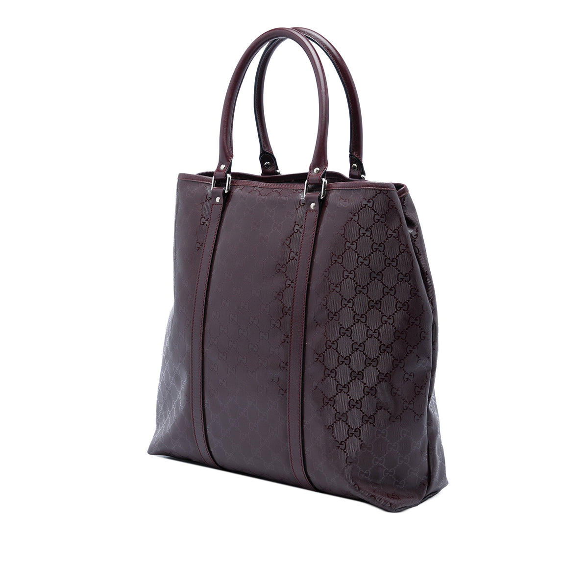 Gucci GG Imprime Joy Vertical Tote — Red