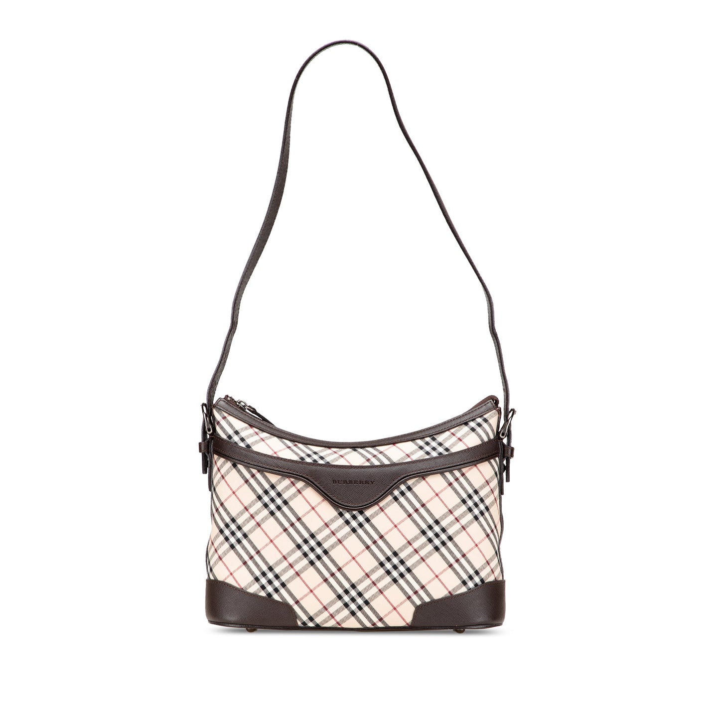 Burberry Nova Check Canvas Shoulder Bag